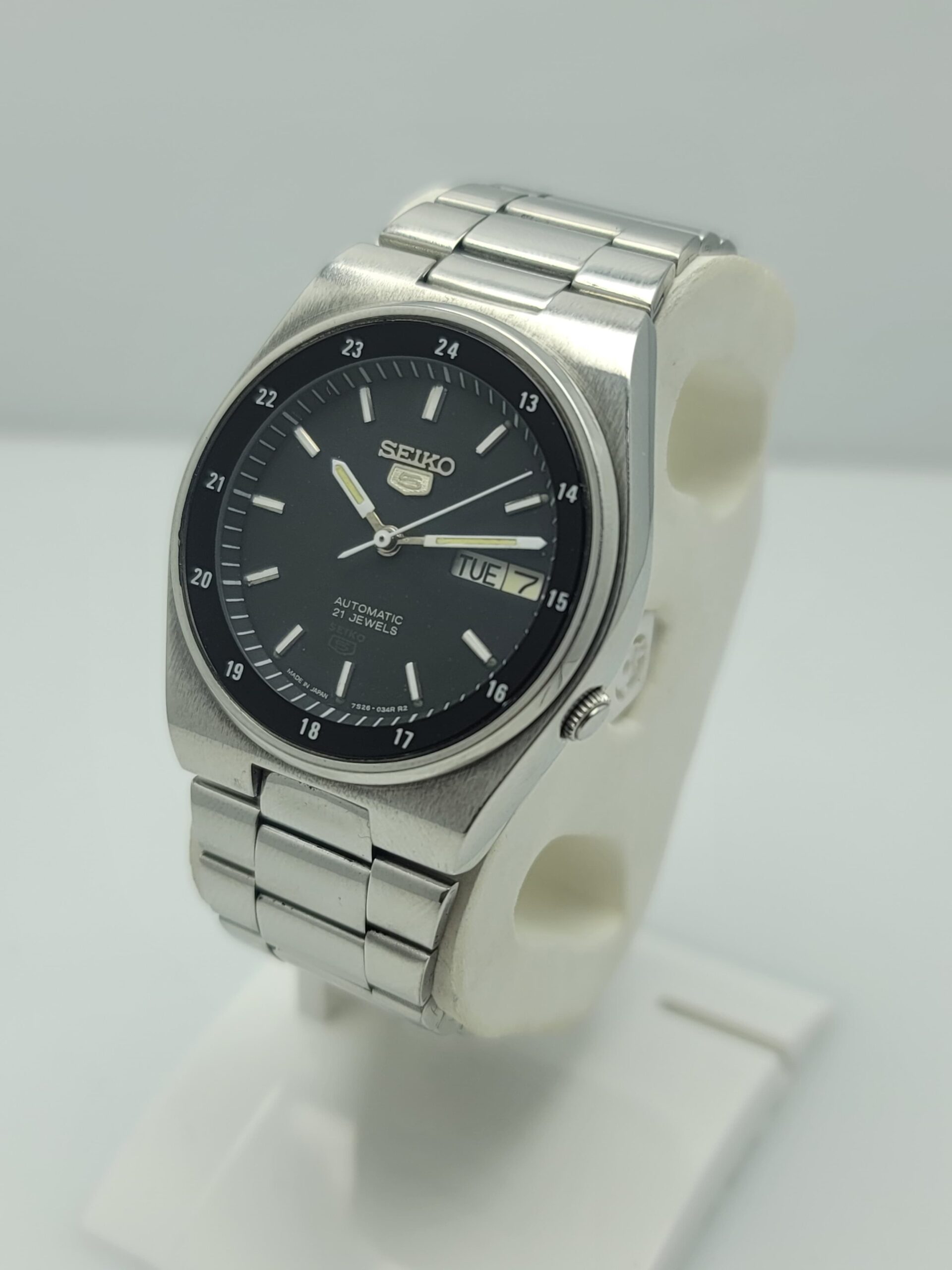Seiko 5 7S26-3160 Railway Time Automatic Day/Date Vintage Men's Watch Seiko 5 7S26-3160 Railway Time Automatic Day/Date Vintage Men's Watch
