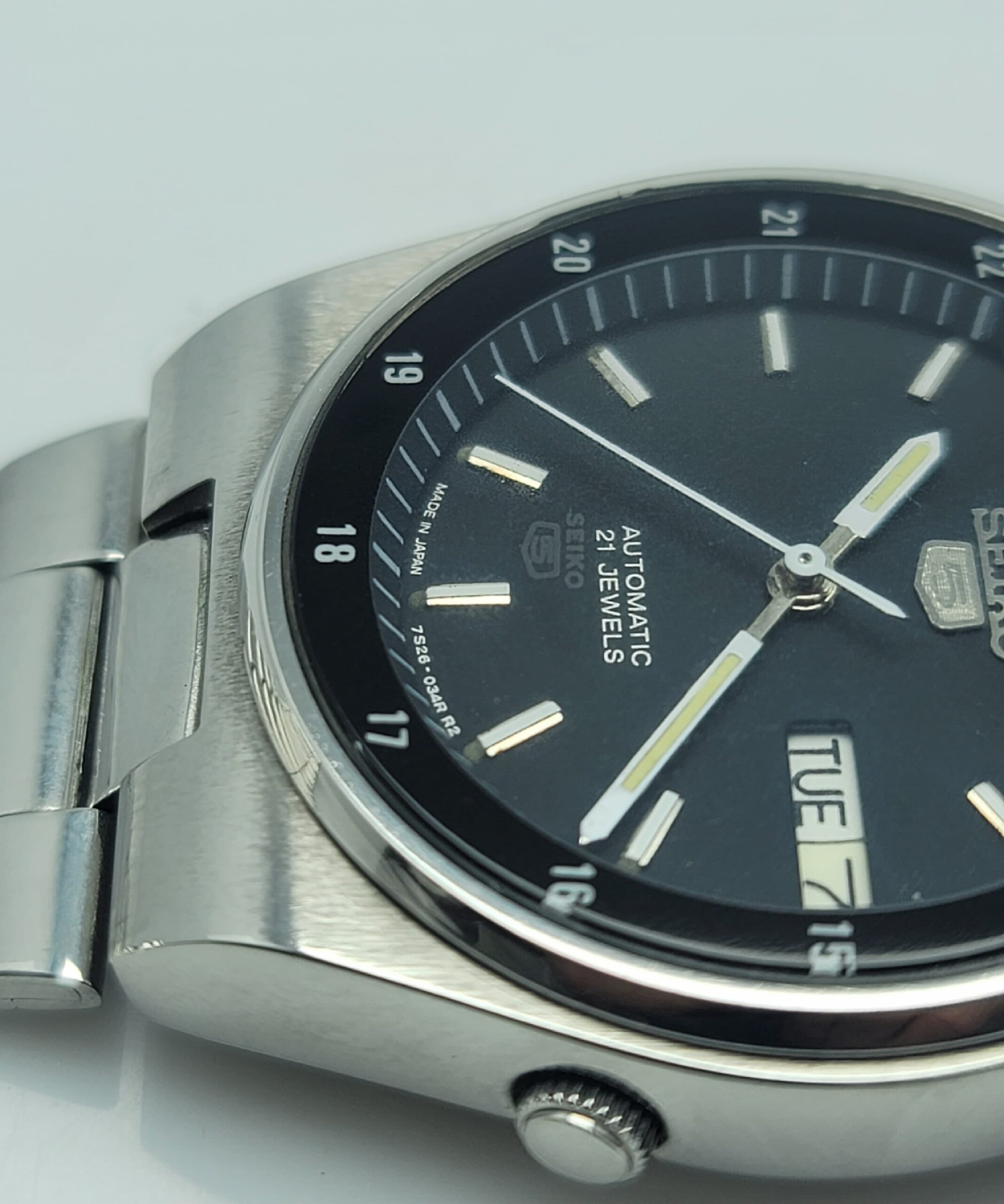 Seiko 5 7S26-3160 Railway Time Automatic Day/Date Vintage Men's Watch Seiko 5 7S26-3160 Railway Time Automatic Day/Date Vintage Men's Watch
