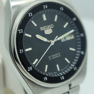 Seiko 5 7S26-3160 Railway Time Automatic Day/Date Vintage Men’s Watch