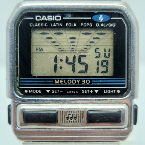Casio Melody 30 M-301 Quartz 472 Digital Vintage Men’s Watch