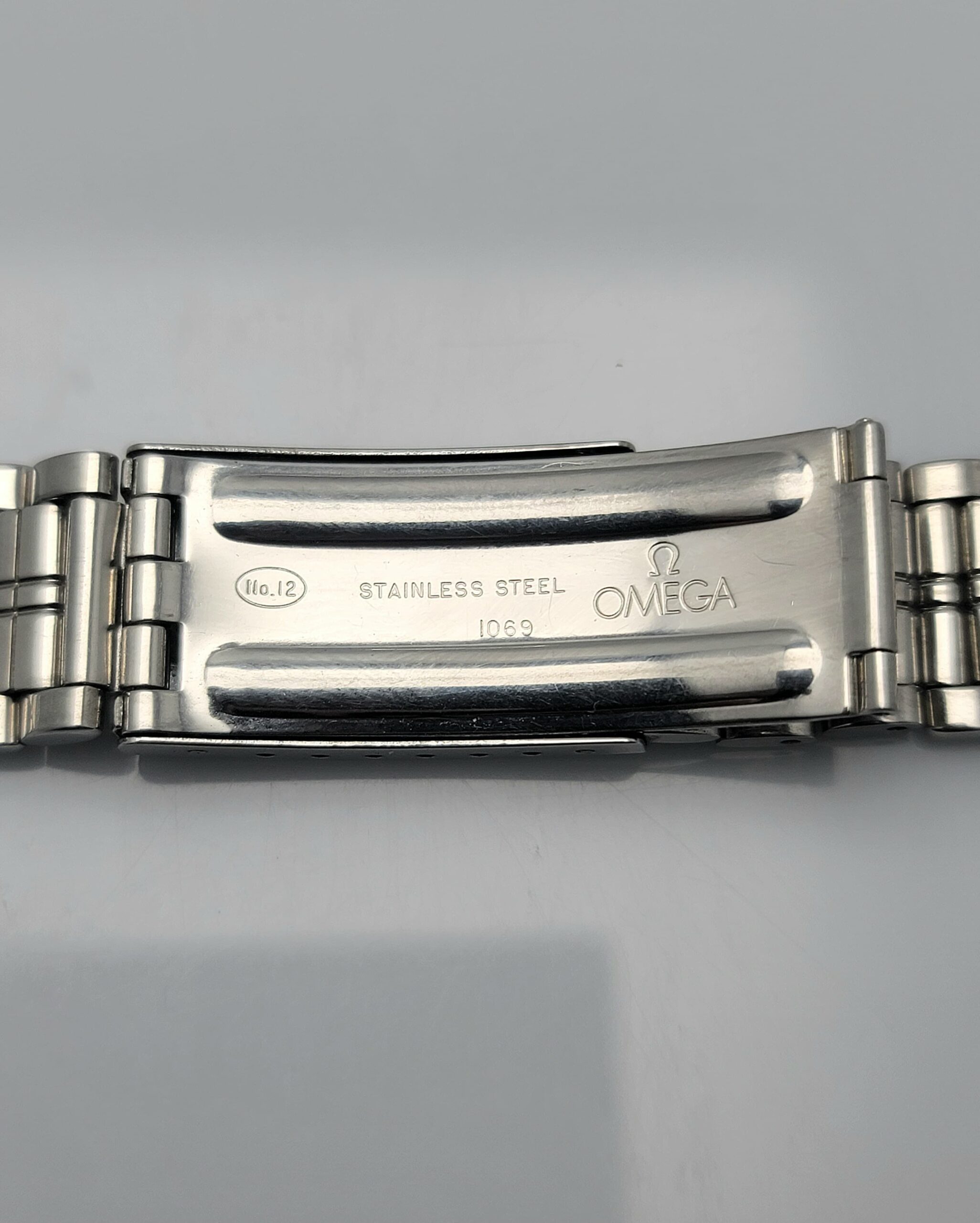 NOS Omega Seamaster 1069 Stainless Steel Men's Watch Bracelet Without End Links - Image 5