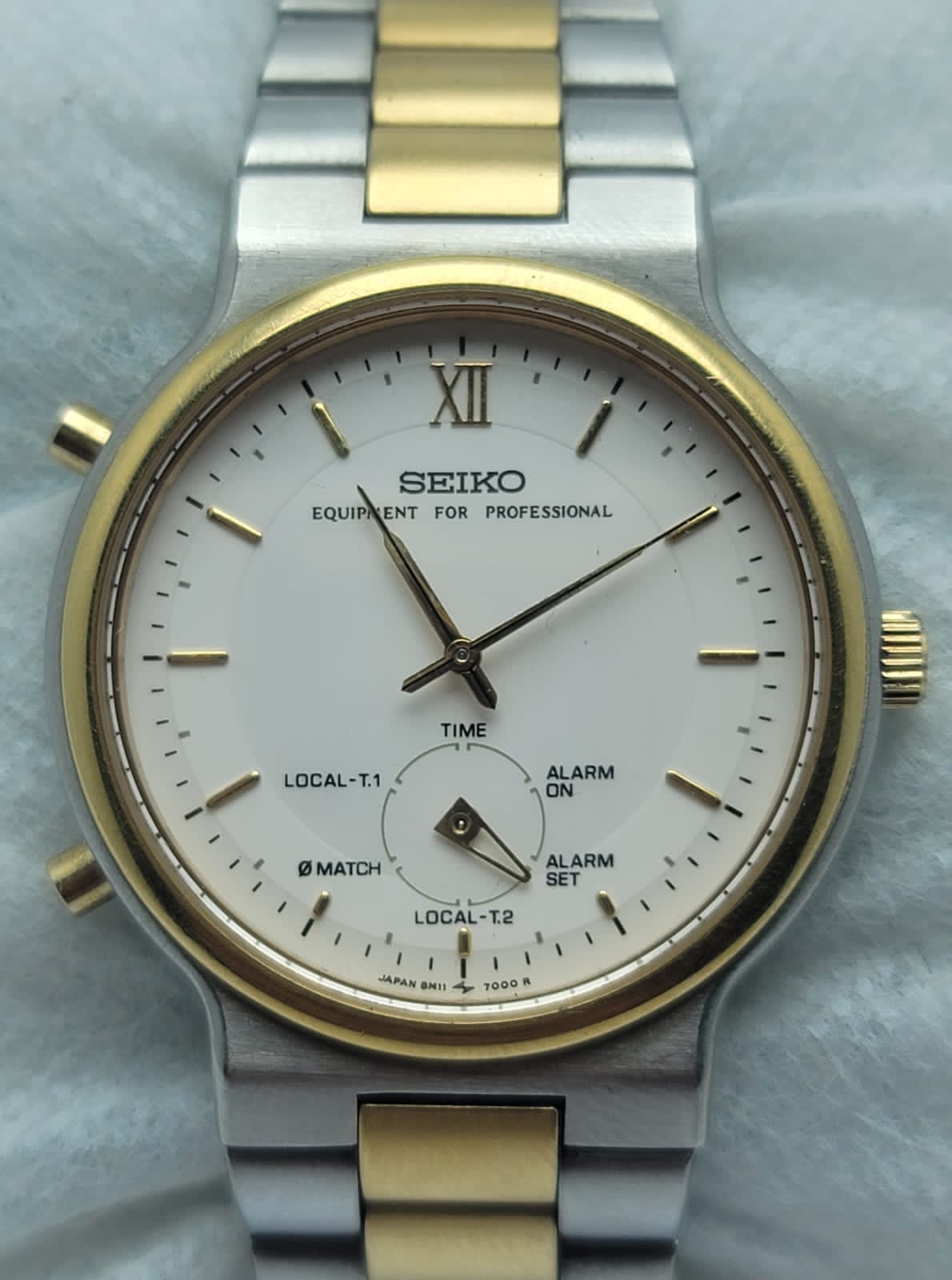 Seiko Equipment For Professional 8M11-7000 Vintage Men’s Watch.