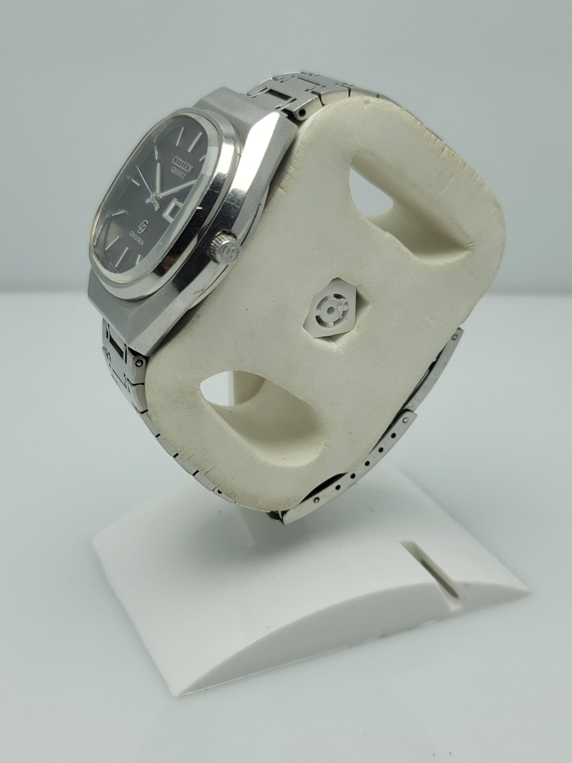 Citizen Quartz Crystron 60-0636 Day/Date Vintage Men's Watch