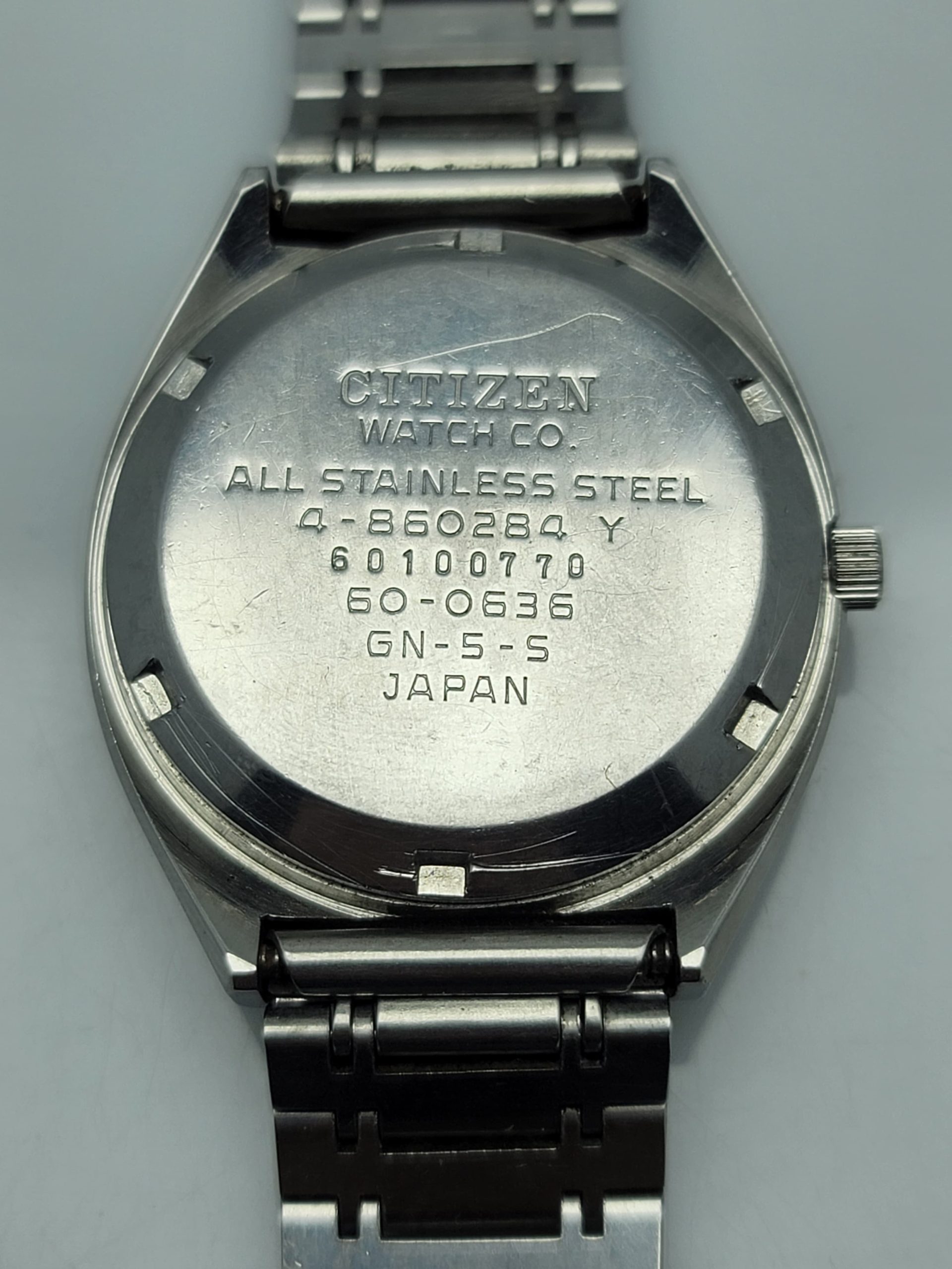 Citizen Quartz Crystron 60-0636 Day/Date Vintage Men's Watch