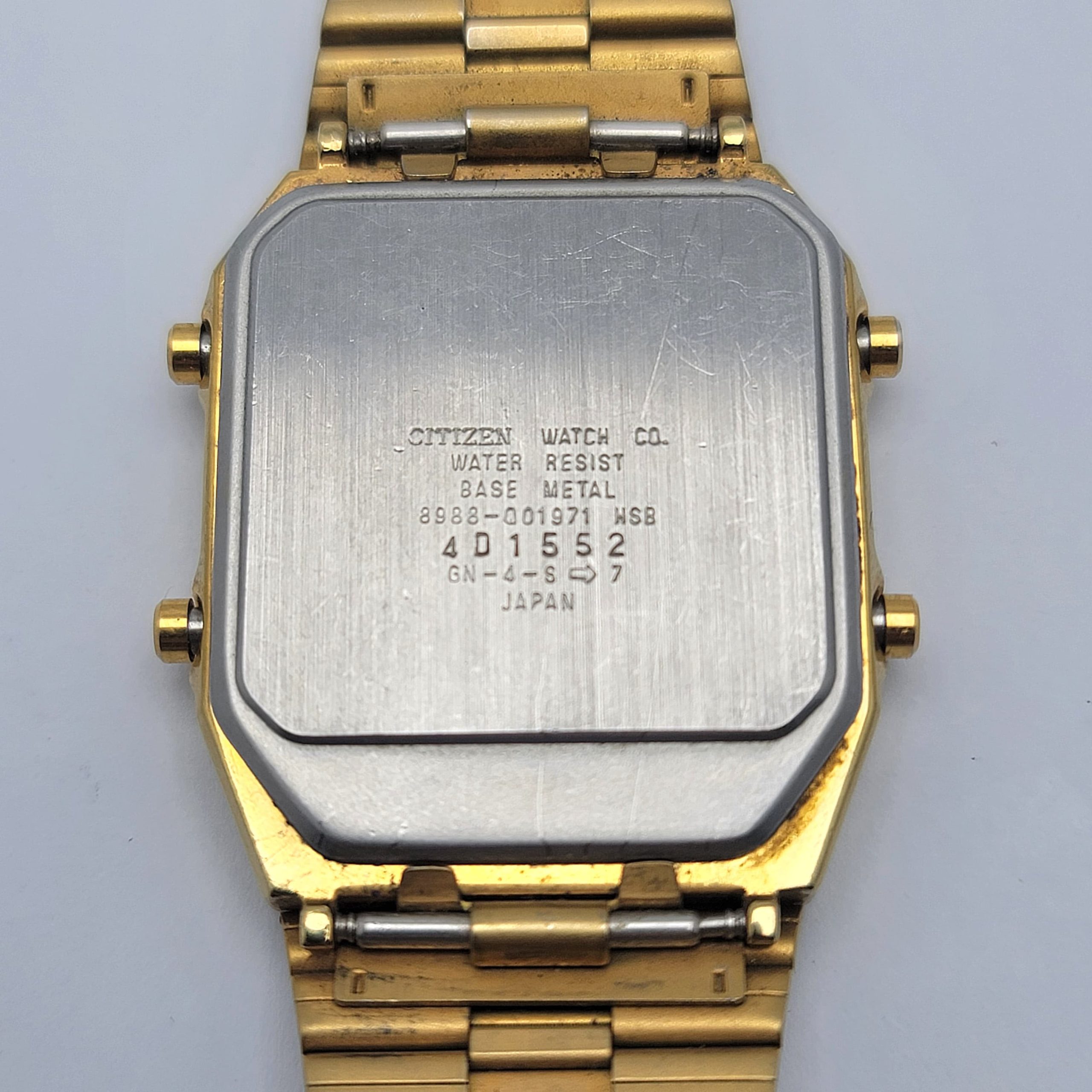 Citizen Ana-Digi Temp 8988-001971 Quartz Alarm Chronograph Vintage Men's Watch