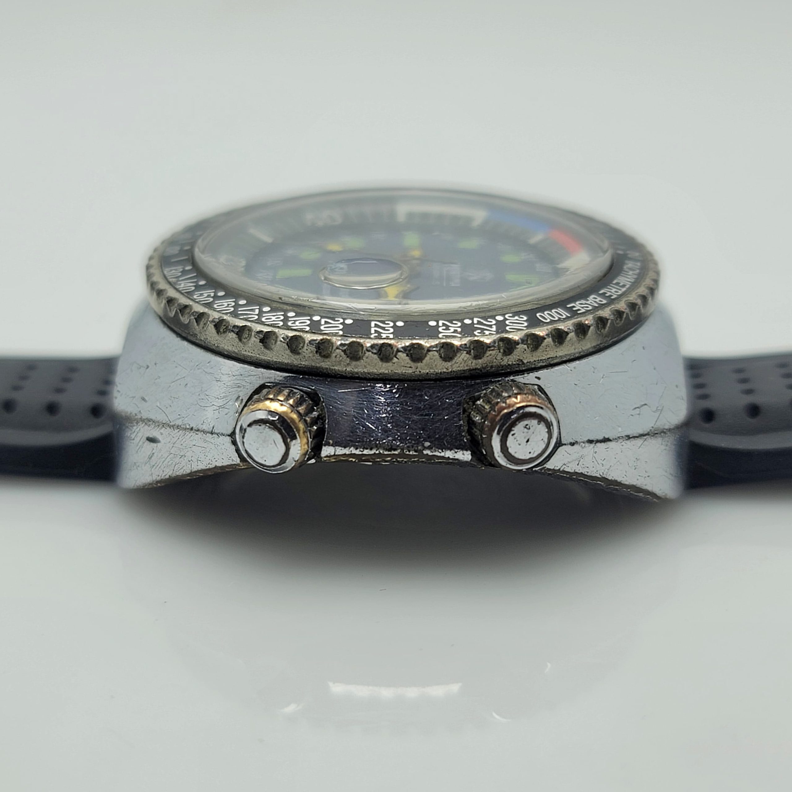 Mortima Super Datomatic Tachymetre Manual Winding Diver Vintage Men's Watch - Image 8