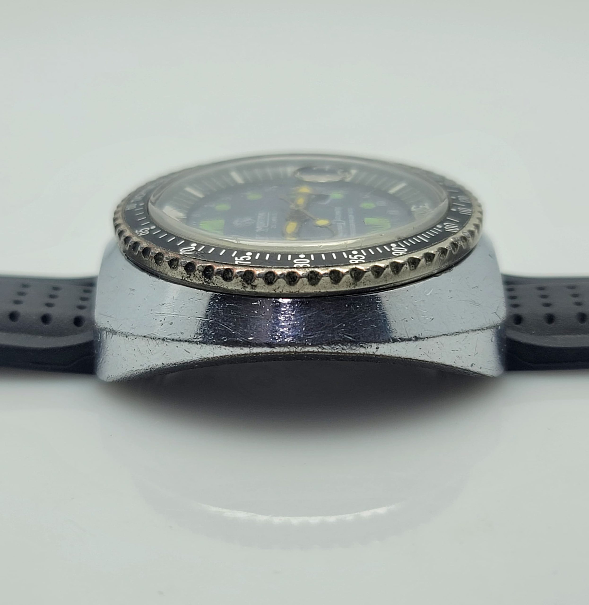 Mortima Super Datomatic Tachymetre Manual Winding Diver Vintage Men's Watch - Image 7