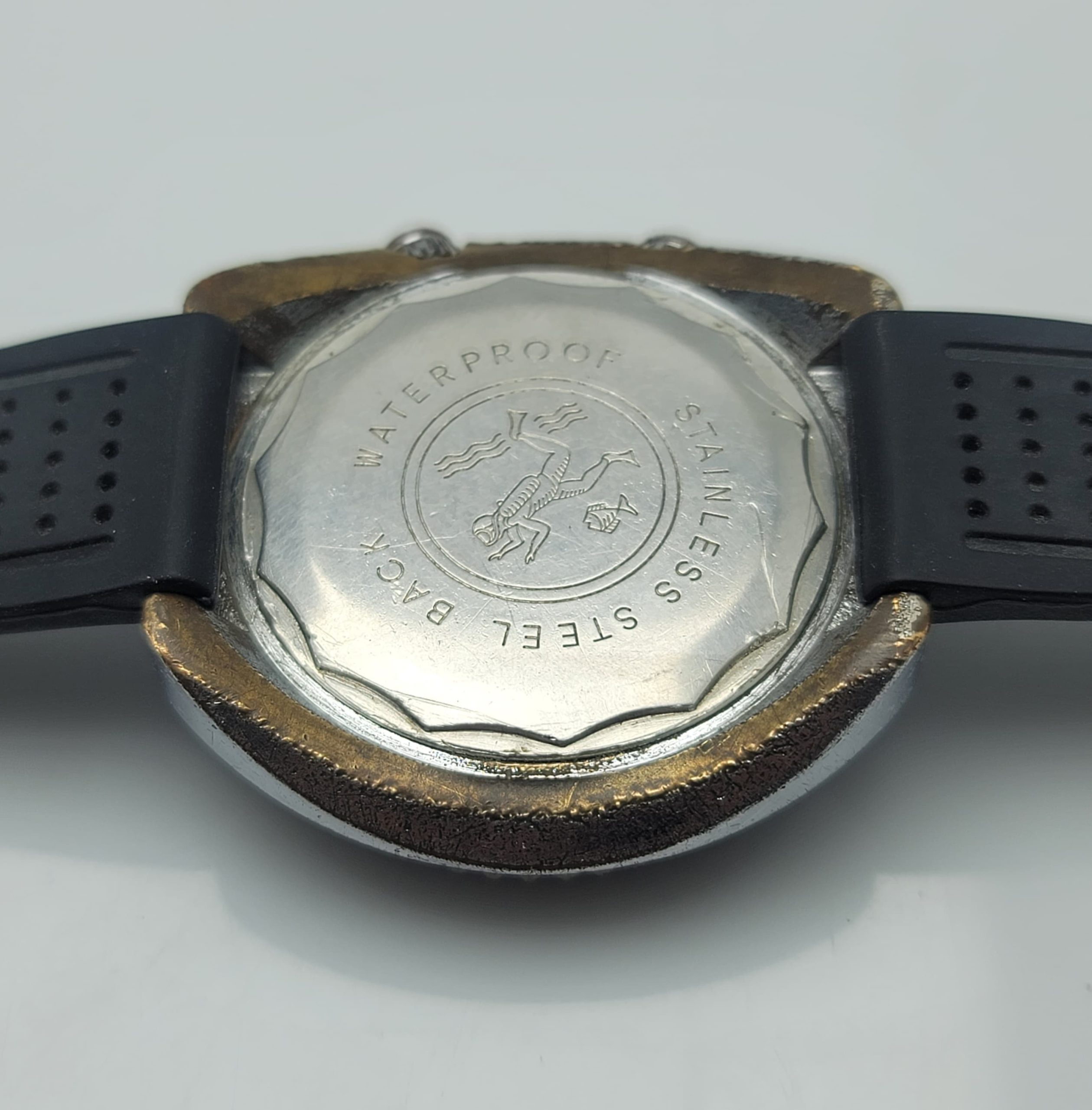 Mortima Super Datomatic Tachymetre Manual Winding Diver Vintage Men's Watch - Image 9