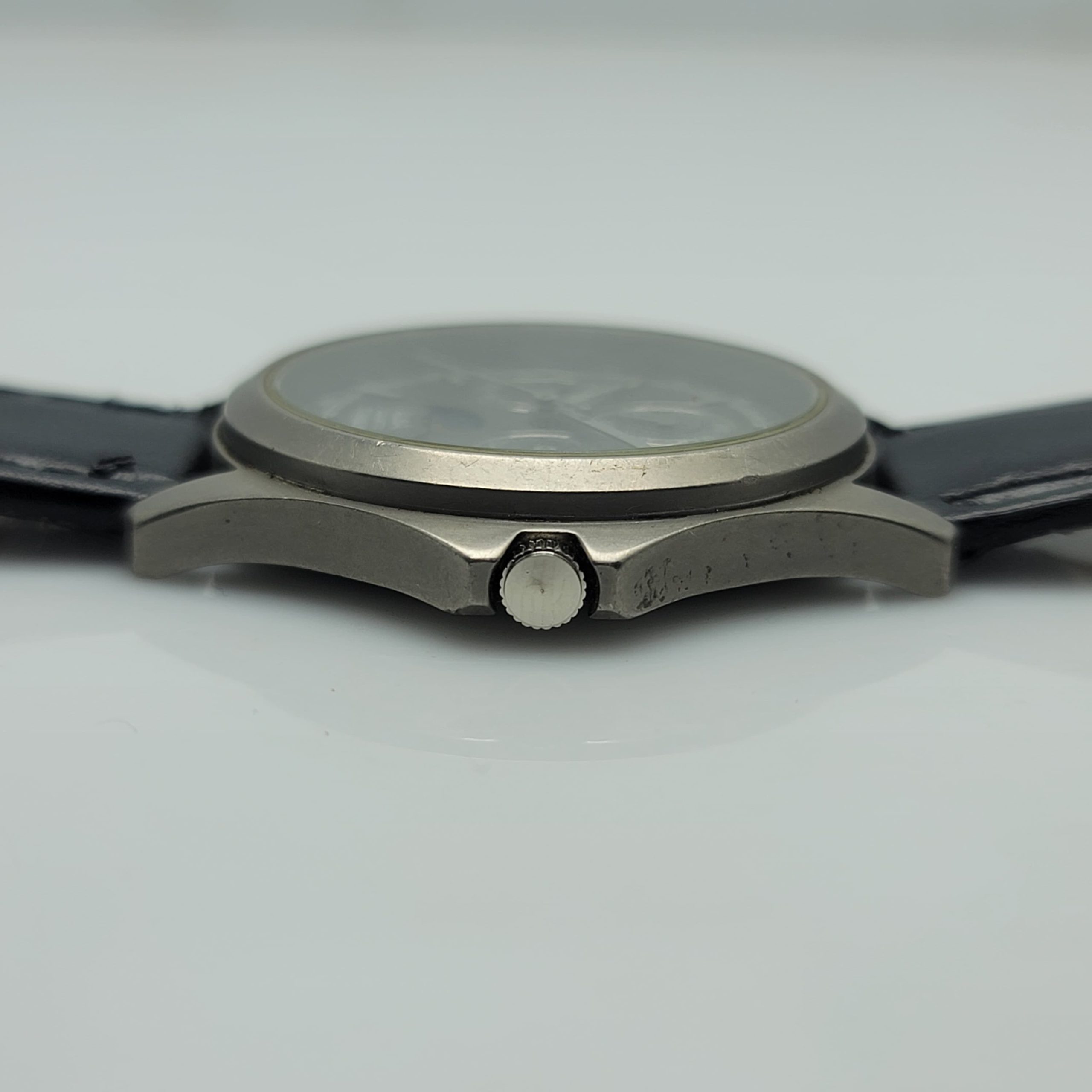 Seiko Alba Moon Phase V337-X008 Quartz Titanium Vintage Men's Watch - Image 7