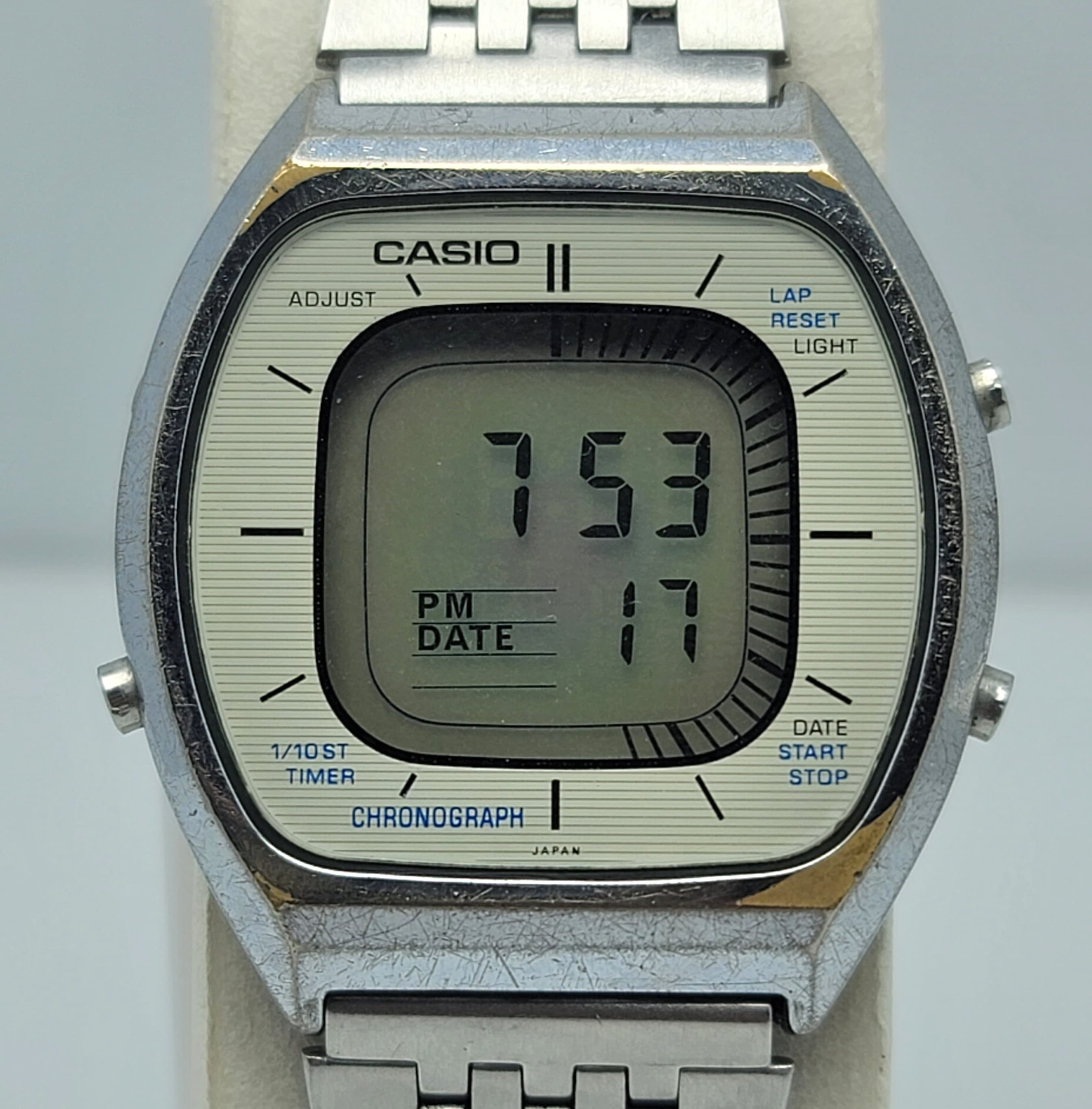 Casio Digital 56QS-38 Time Scan Quartz Vintage Men’s Watch