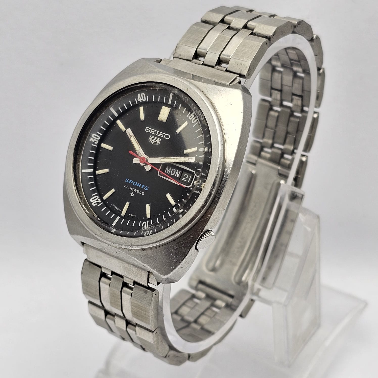 Seiko 5 Sports 6119-6023 Day/Date Vintage Men's Watch - Image 3