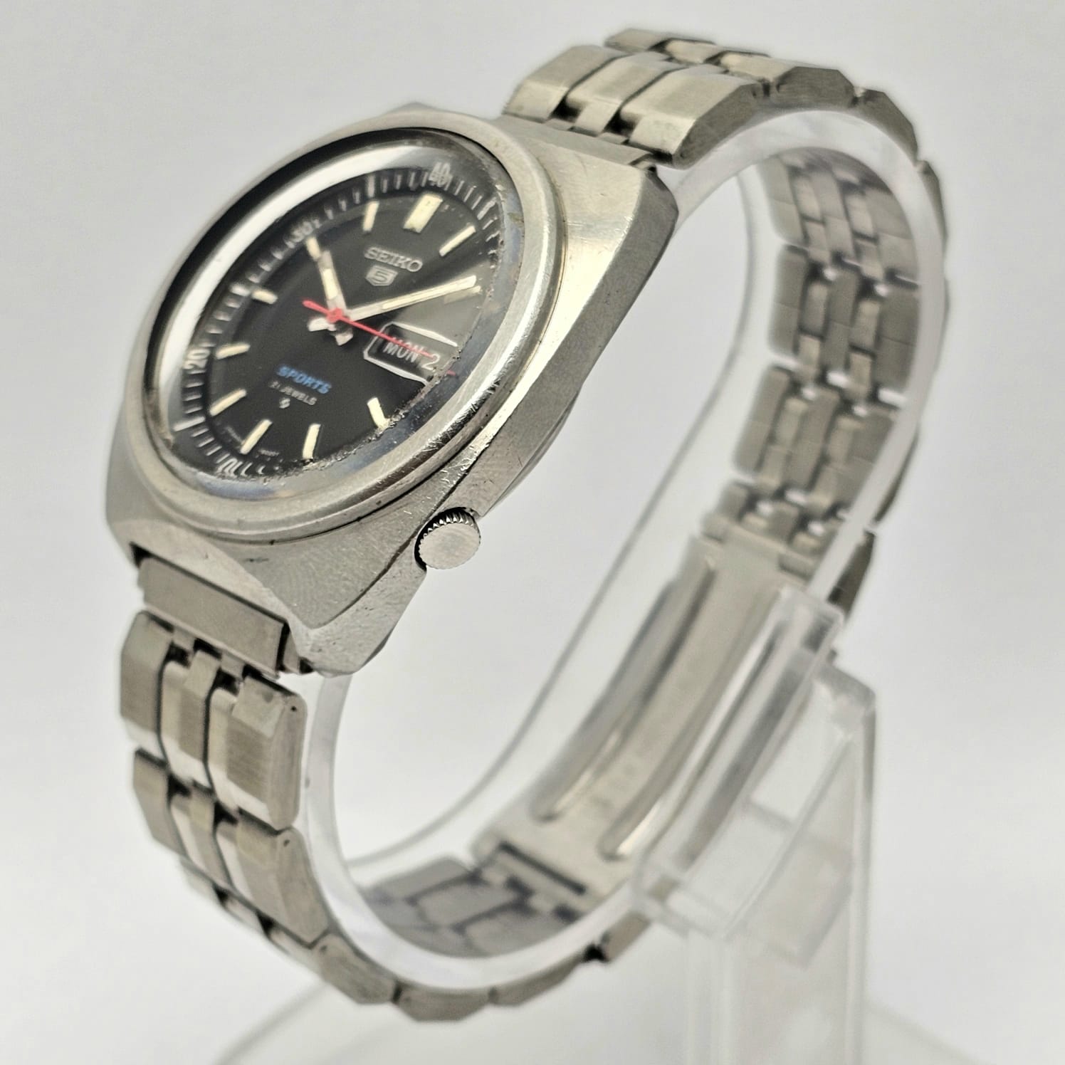 Seiko 5 Sports 6119-6023 Day/Date Vintage Men's Watch - Image 5