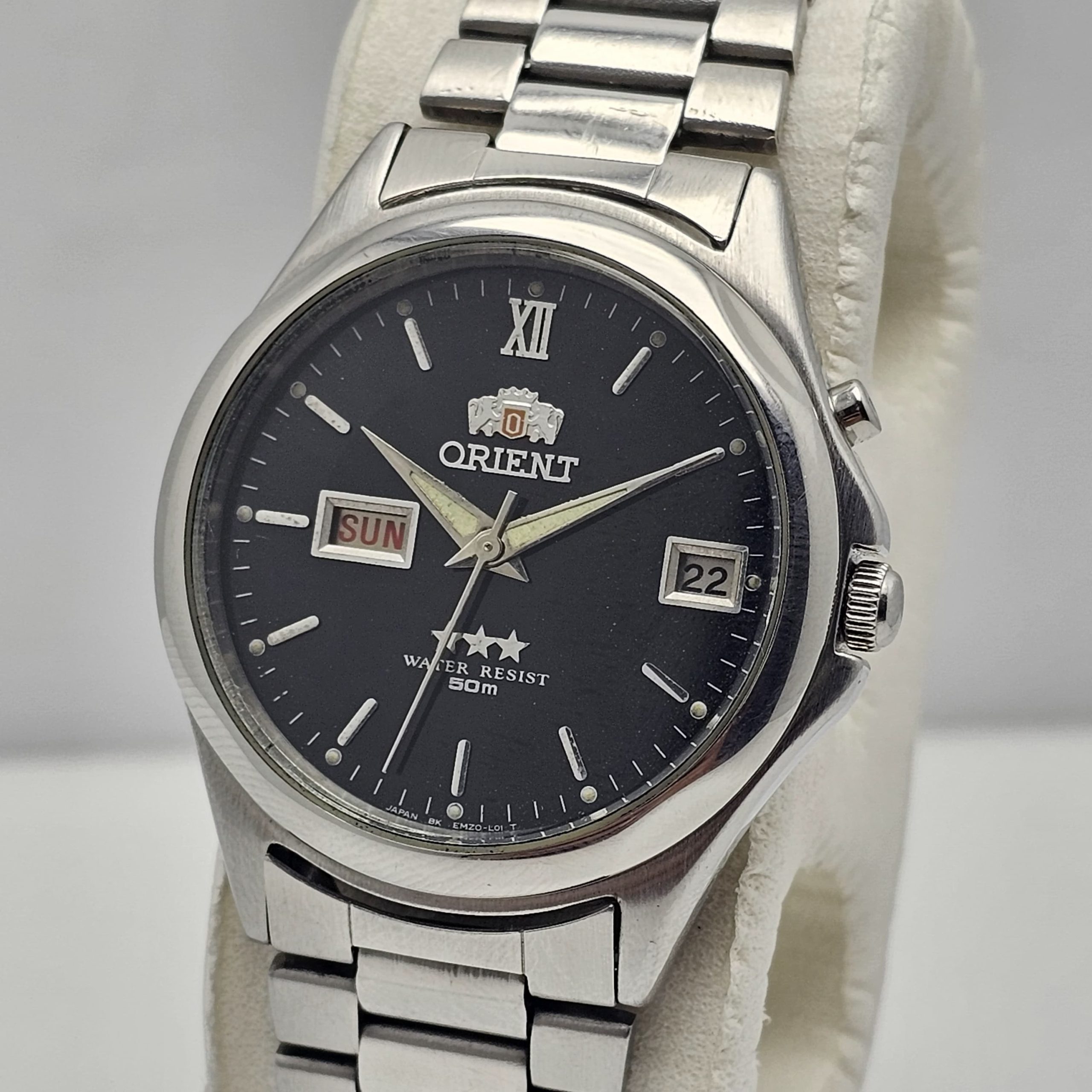 Orient 3 Star EM5D-C1 Day/Date Automatic Cal.46943 Vintage Men's Watch