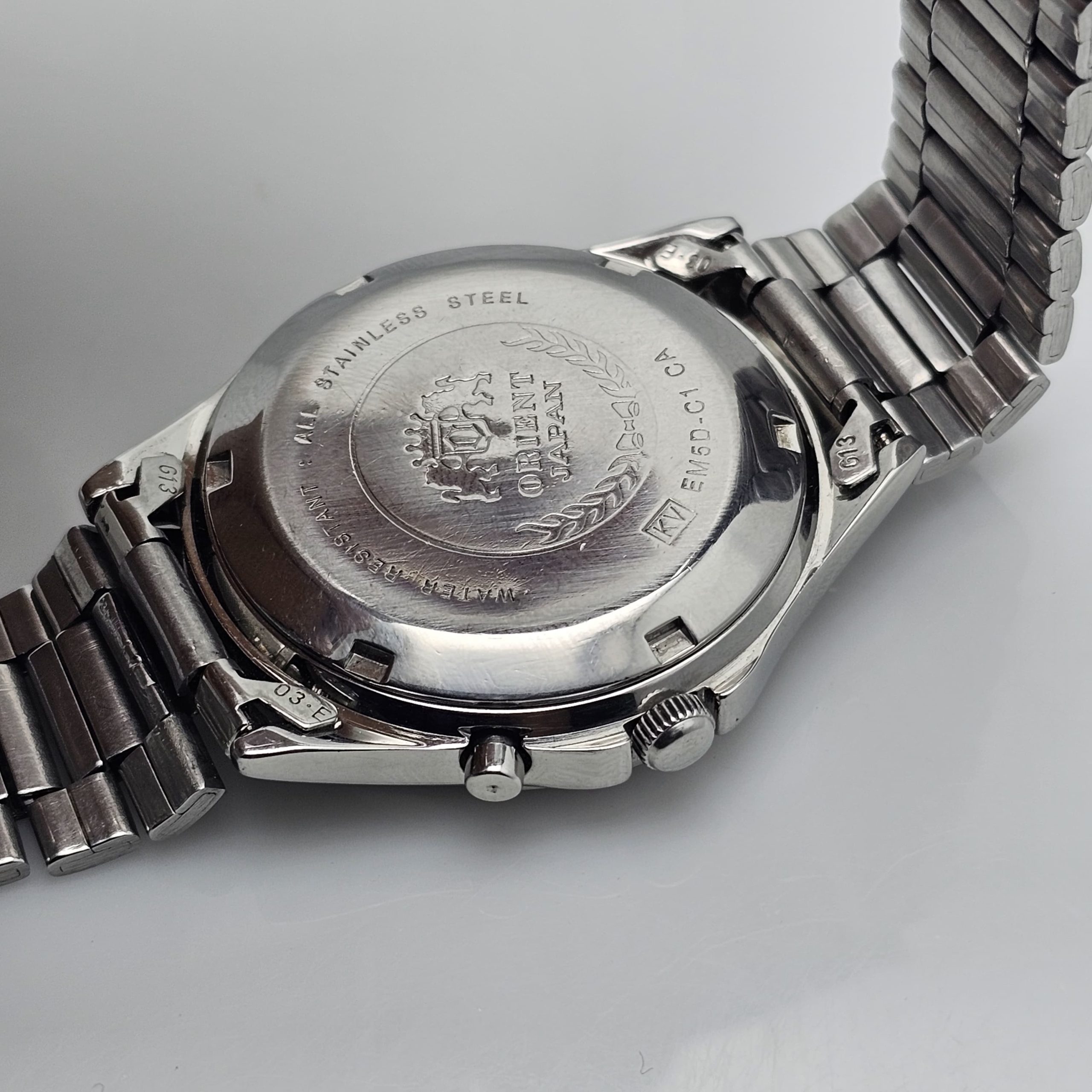 Orient 3 Star EM5D-C1 Day/Date Automatic Cal.46943 Vintage Men's Watch - Image 8