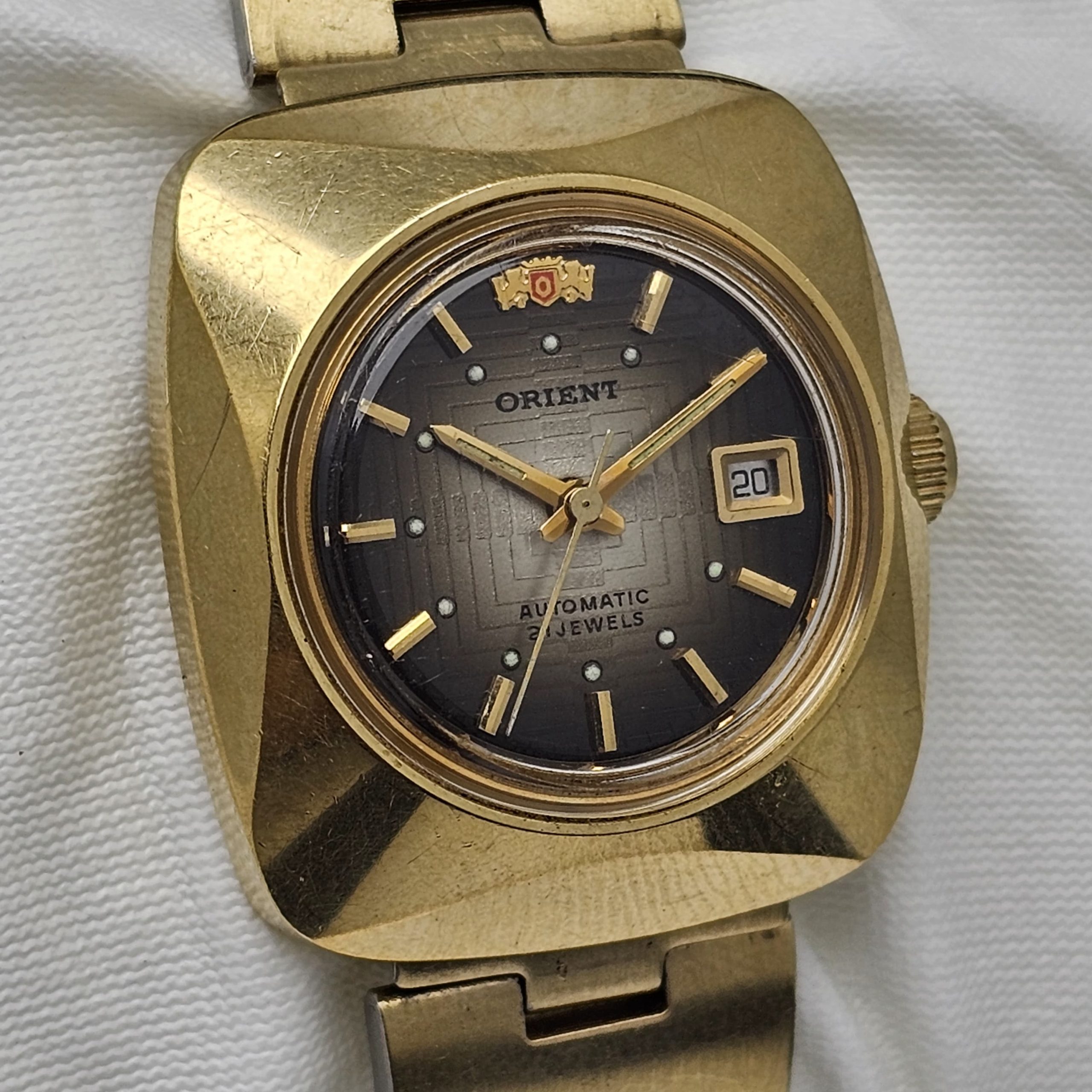 Orient E497961-00PR Automatic Golden Vintage Women's Watch