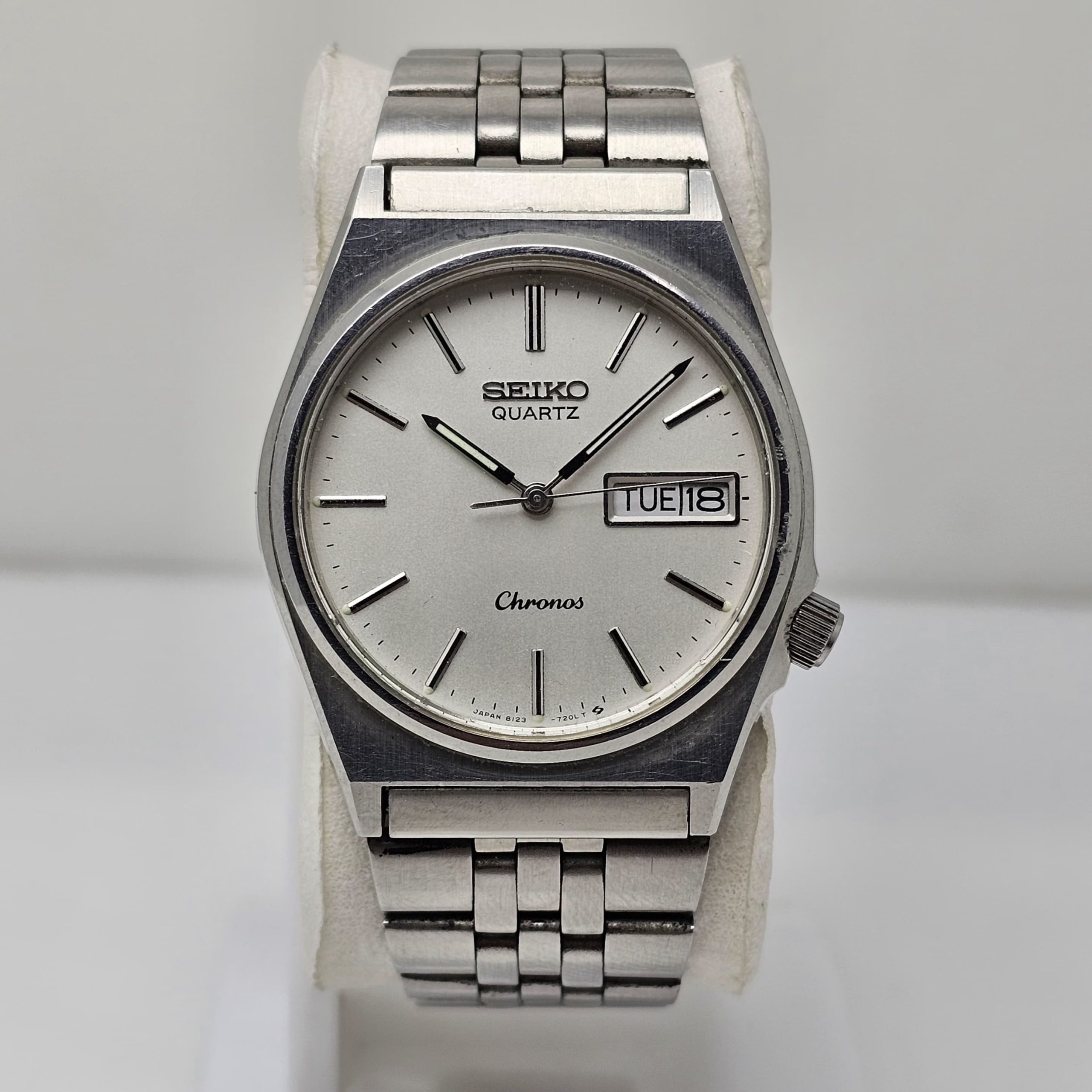 Seiko Chronos 8123-7130 Day/Date Quartz Vintage Men's Watch - Image 8