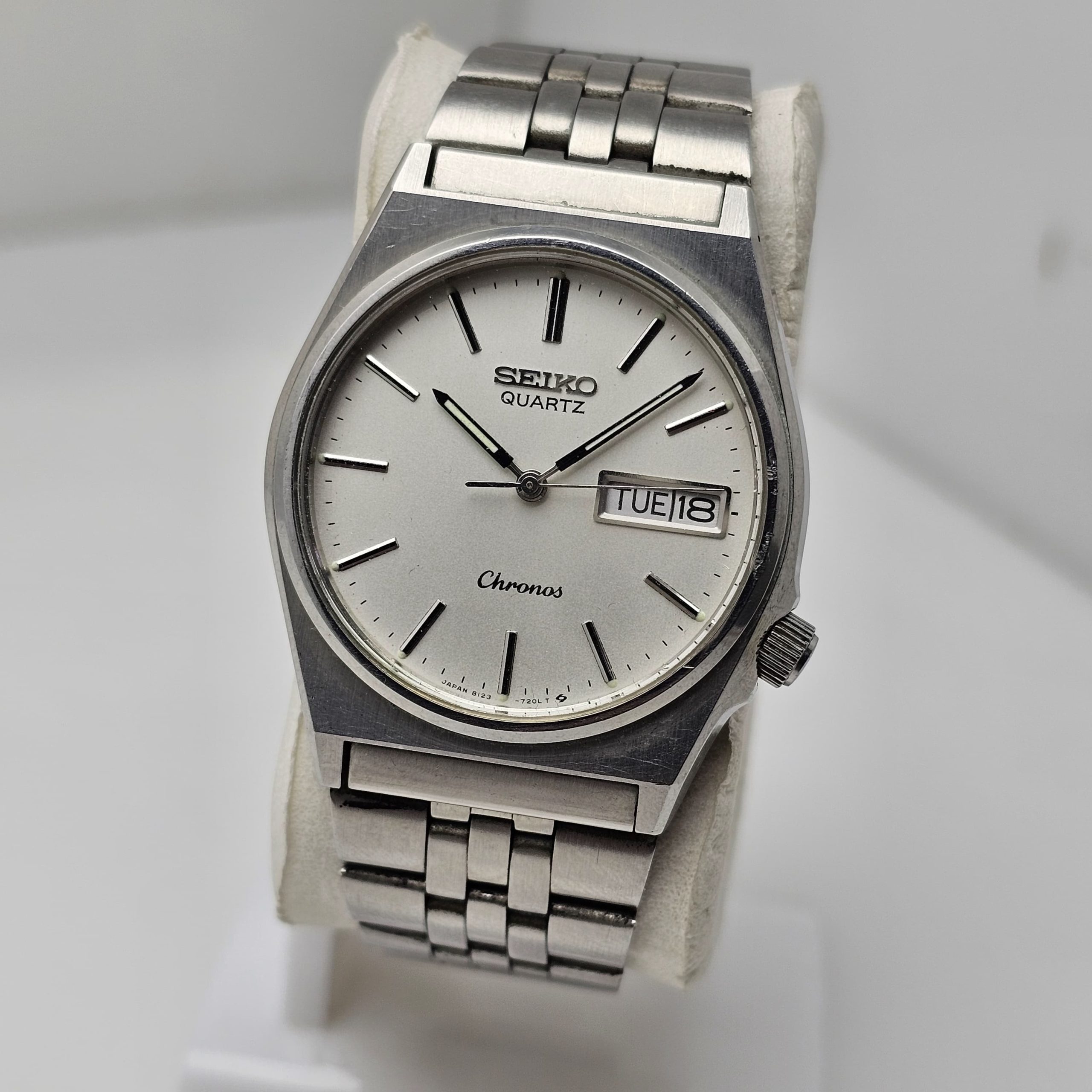 Seiko Chronos 8123-7130 Day/Date Quartz Vintage Men's Watch - Image 3