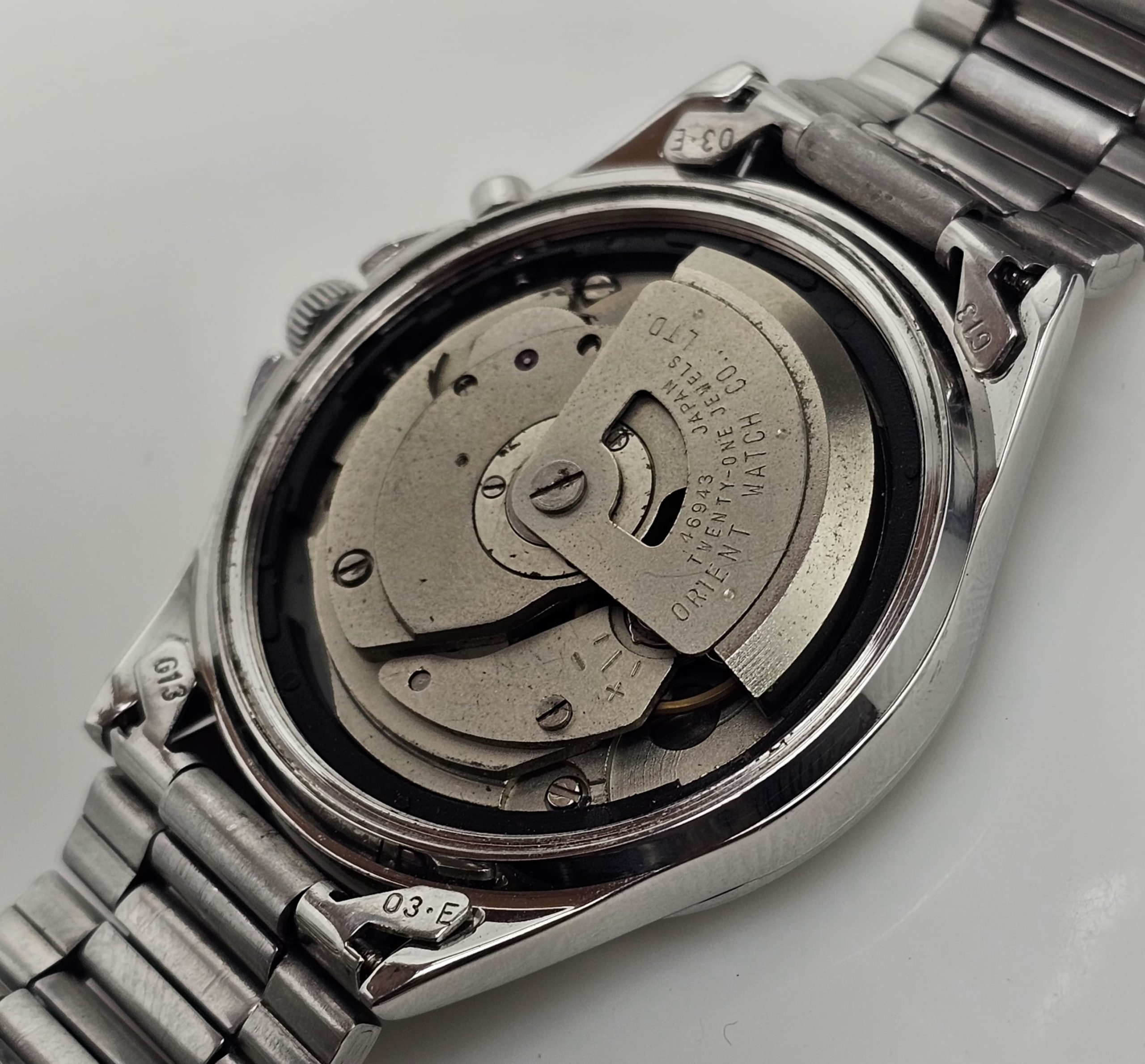 Orient 3 Star EM5D-C1 Day/Date Automatic Cal.46943 Vintage Men's Watch - Image 9