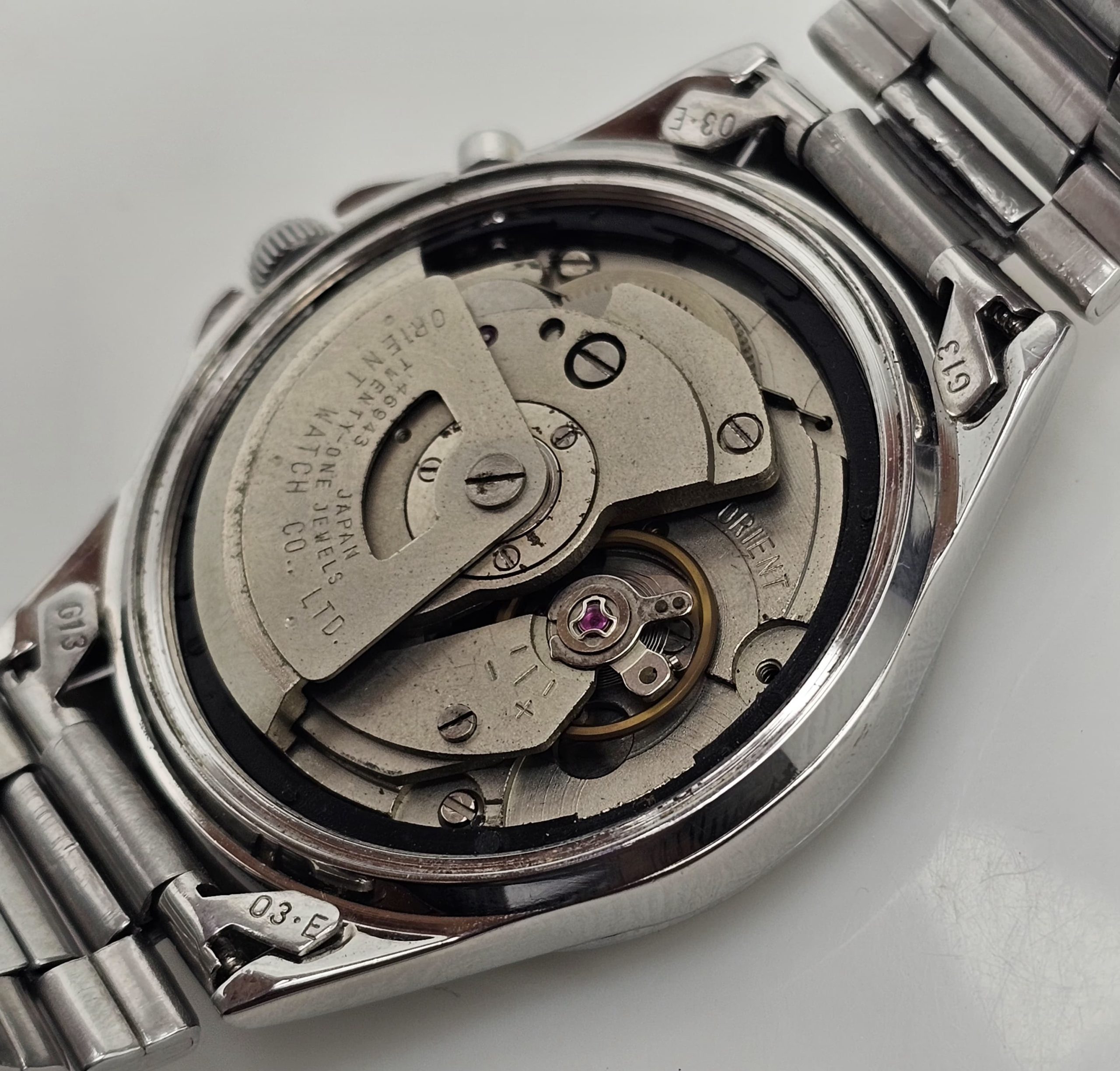 Orient 3 Star EM5D-C1 Day/Date Automatic Cal.46943 Vintage Men's Watch - Image 10