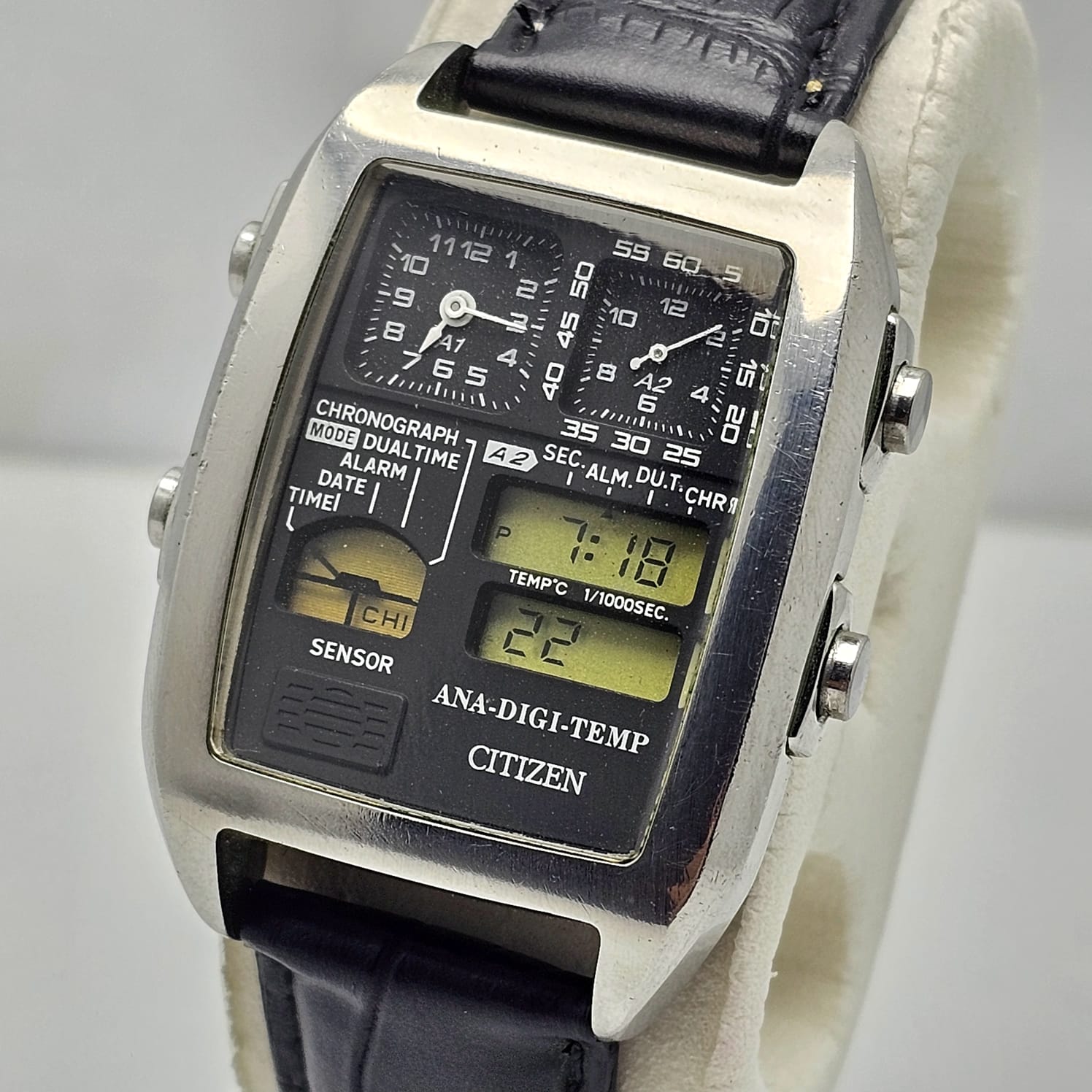 Citizen 8988-S000769 Chronograph Ana-Digi-Temp Vintage Men's Watch - Image 2