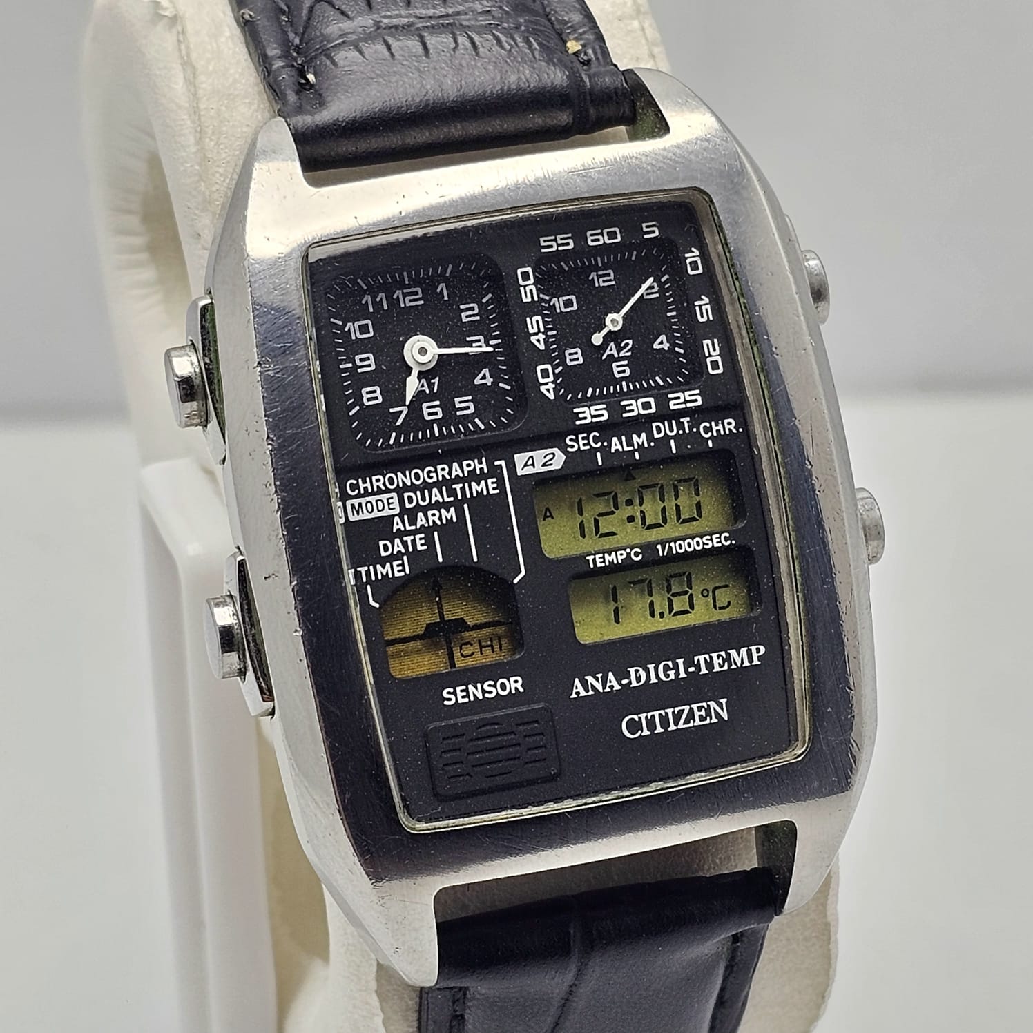 Citizen 8988-S000769 Chronograph Ana-Digi-Temp Vintage Men's Watch