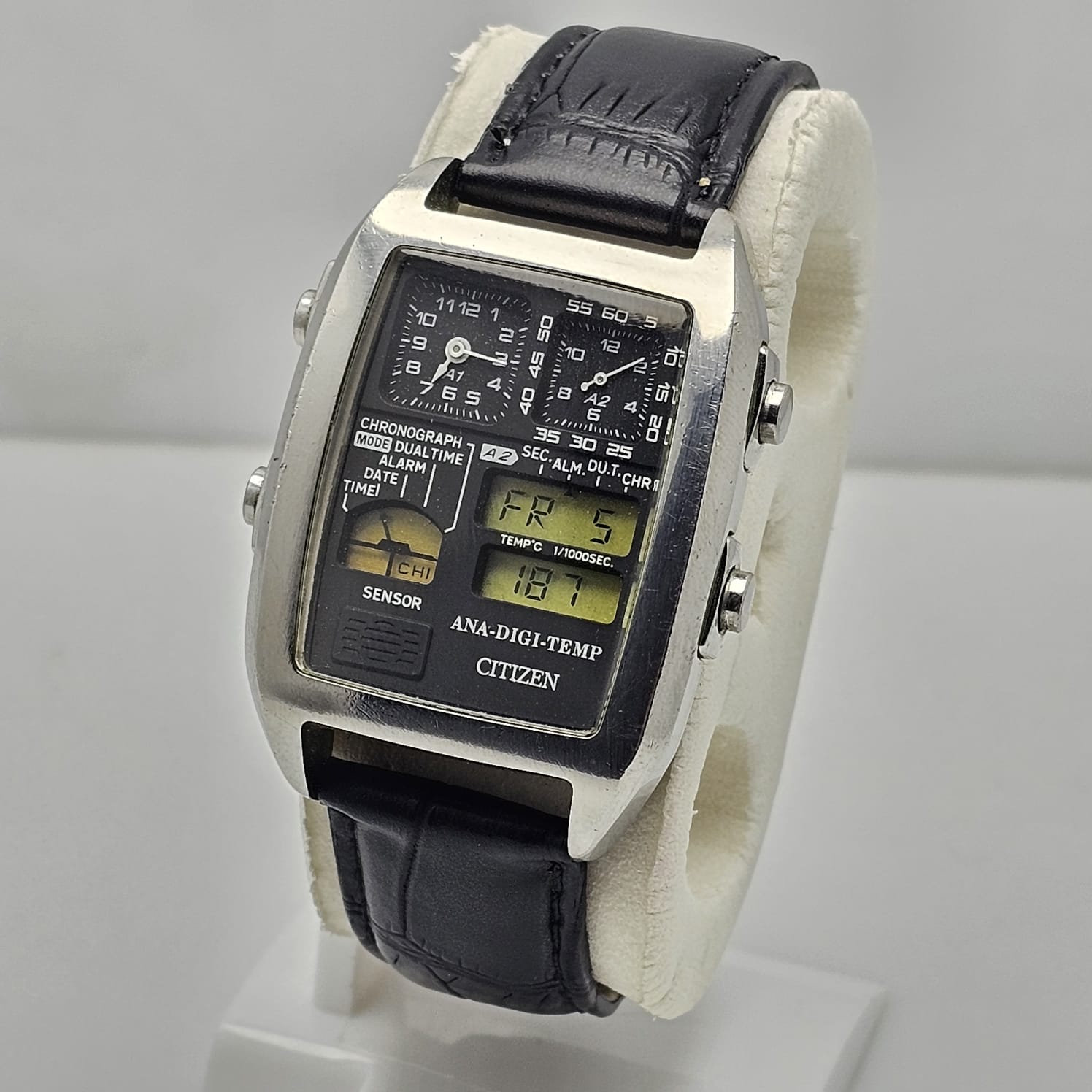 Citizen 8988-S000769 Chronograph Ana-Digi-Temp Vintage Men's Watch - Image 4