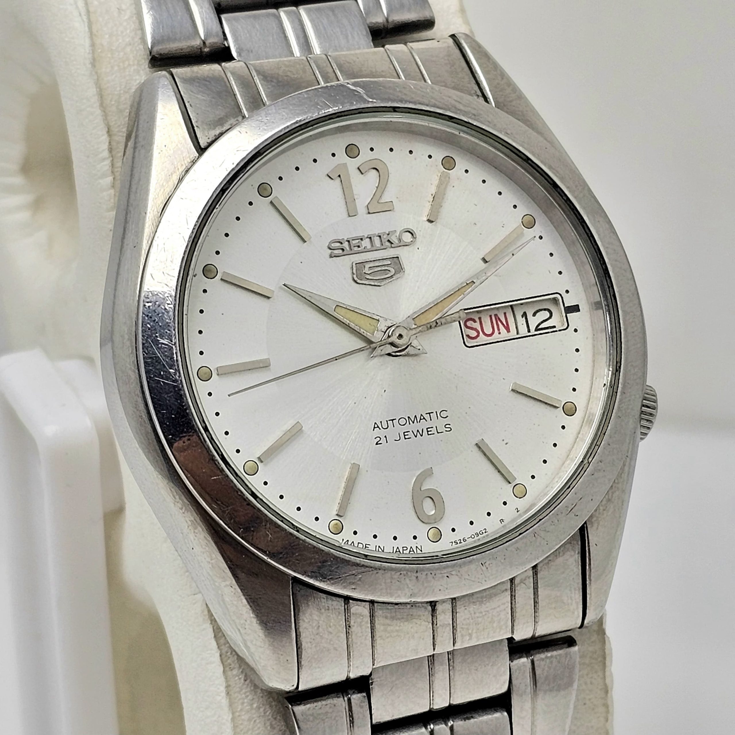 Seiko 5 Automatic 7S26-03B0 Day/Date Vintage Men's Watch