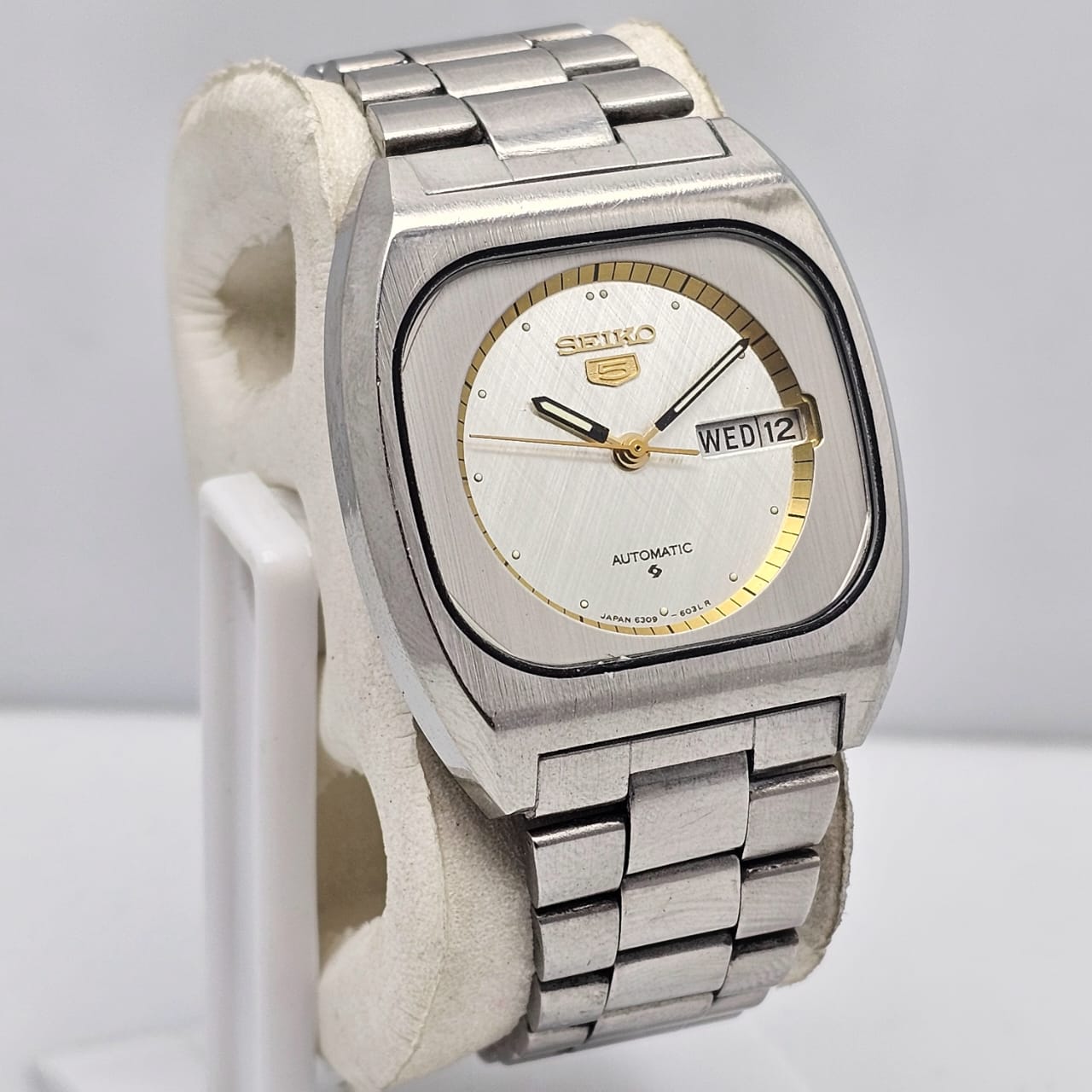 Seiko 5 Automatic 6309-6030 Day/Date Vintage Men's Watch - Image 3