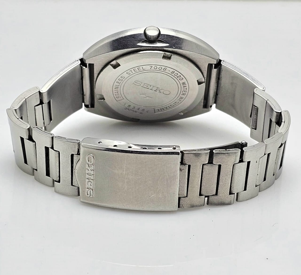 SEIKO UFO BULLSEYE 7006-8020 AUTOMATIC DAY/DATE VINTAGE MEN'S WATCH - Image 7