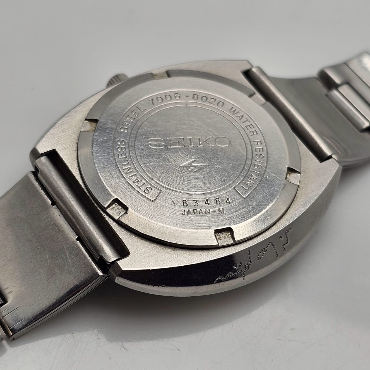 SEIKO UFO BULLSEYE 7006-8020 AUTOMATIC DAY/DATE VINTAGE MEN'S WATCH - Image 8