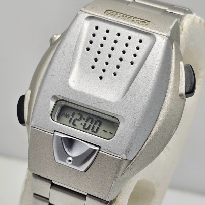 Seiko A860-4001 Japanese Language Talking Quartz Digital Vintage Watch (1)