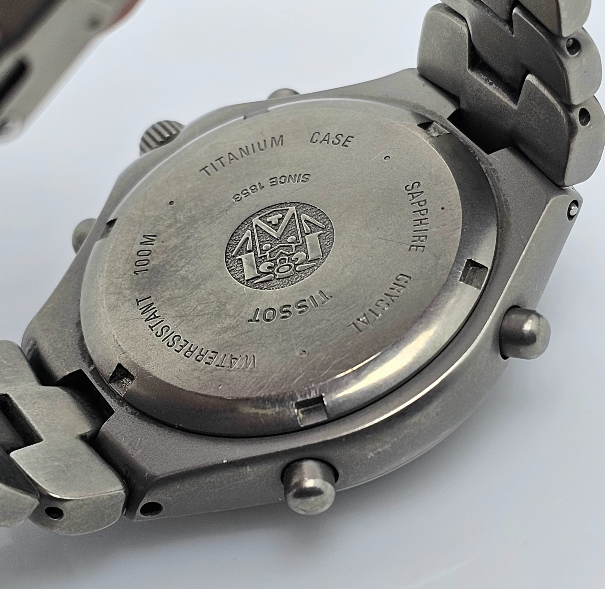 Tissot 1853 Quartz T670 Titanium Alarm Chronograph Ana/Digi Vintage Men's Watch - Image 8