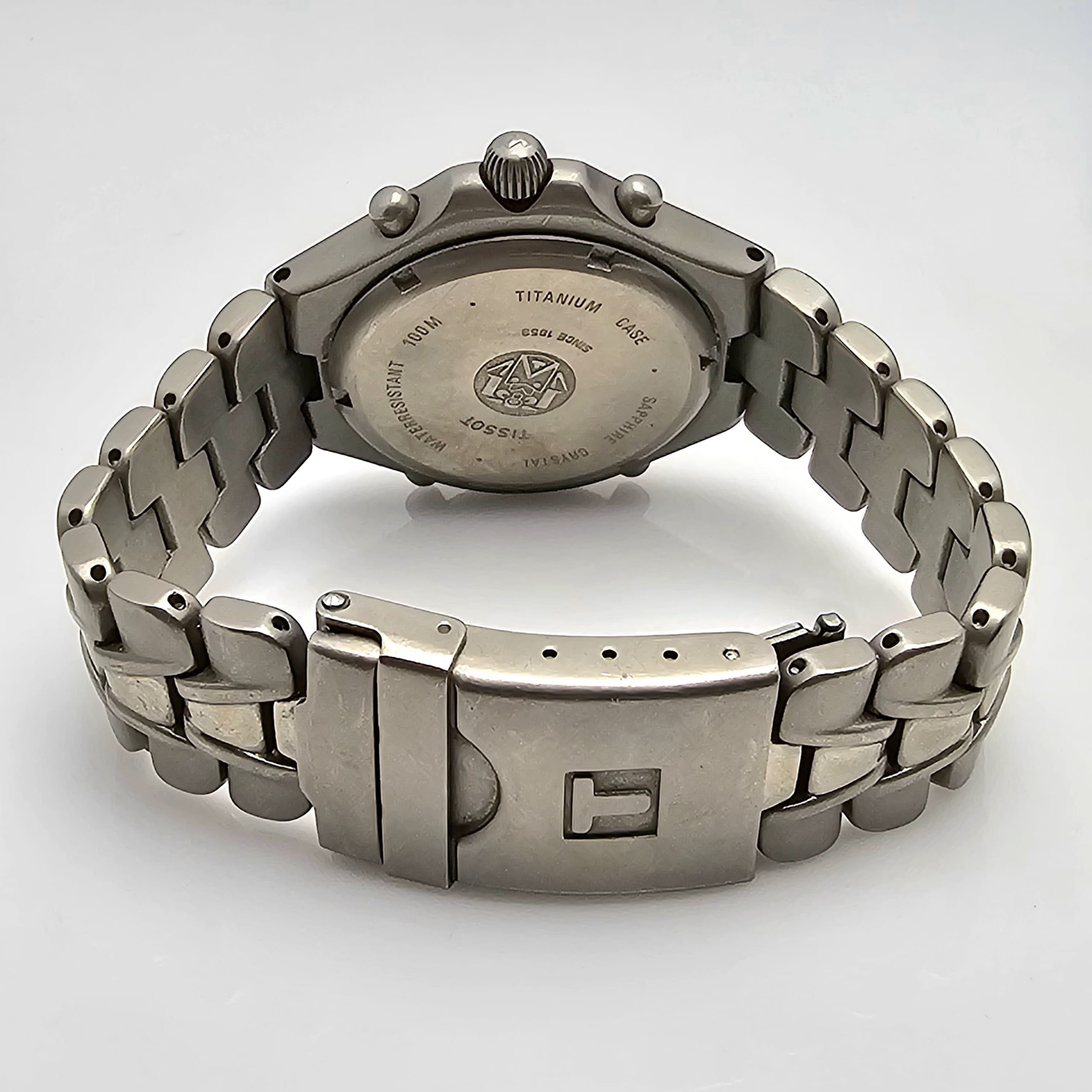 Tissot 1853 Quartz T670 Titanium Alarm Chronograph Ana/Digi Vintage Men's Watch - Image 9