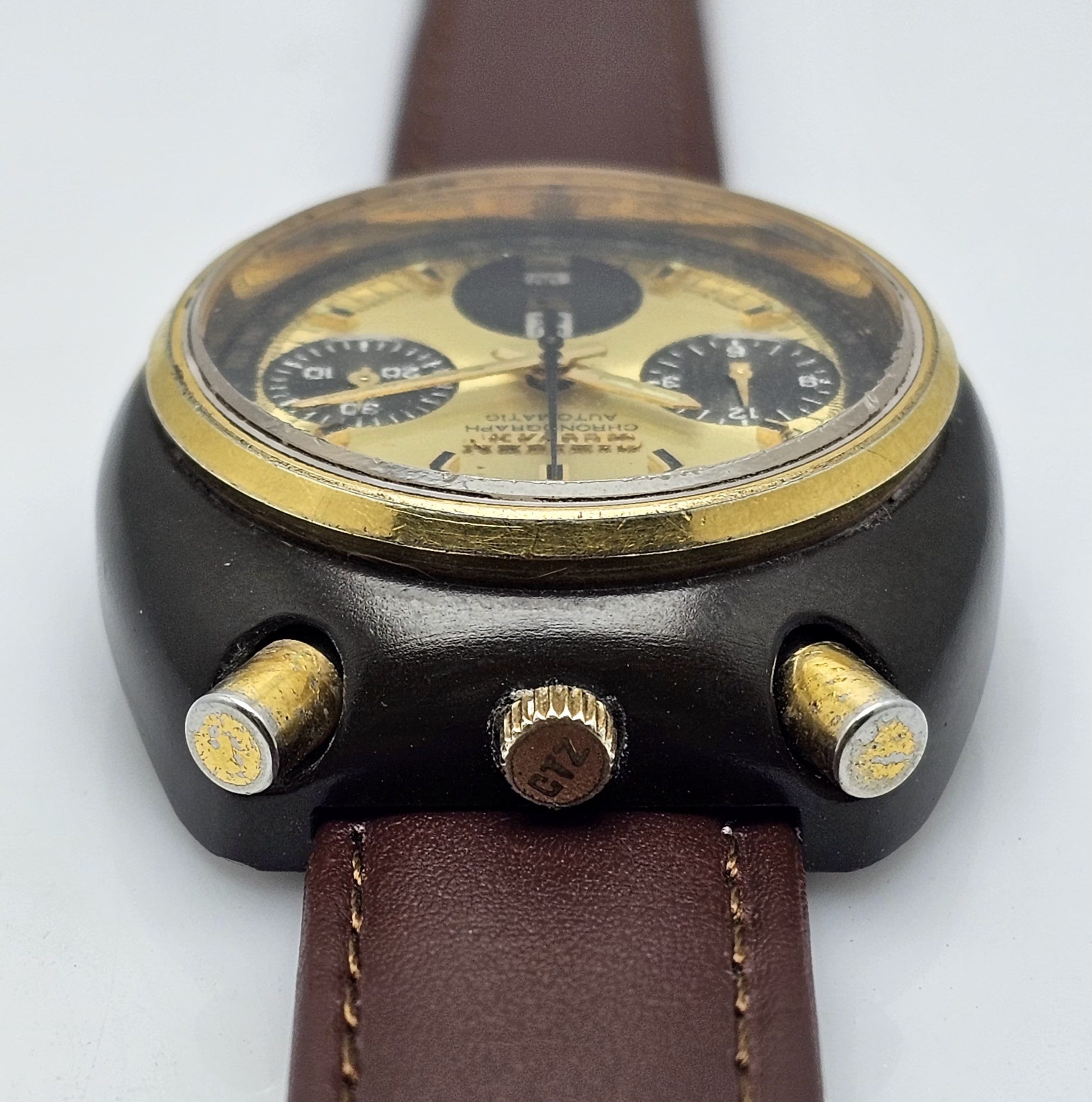 Citizen Bullhead 67-9143 Chronograph 8110A Automatic Vintage Men's Watch - Image 6
