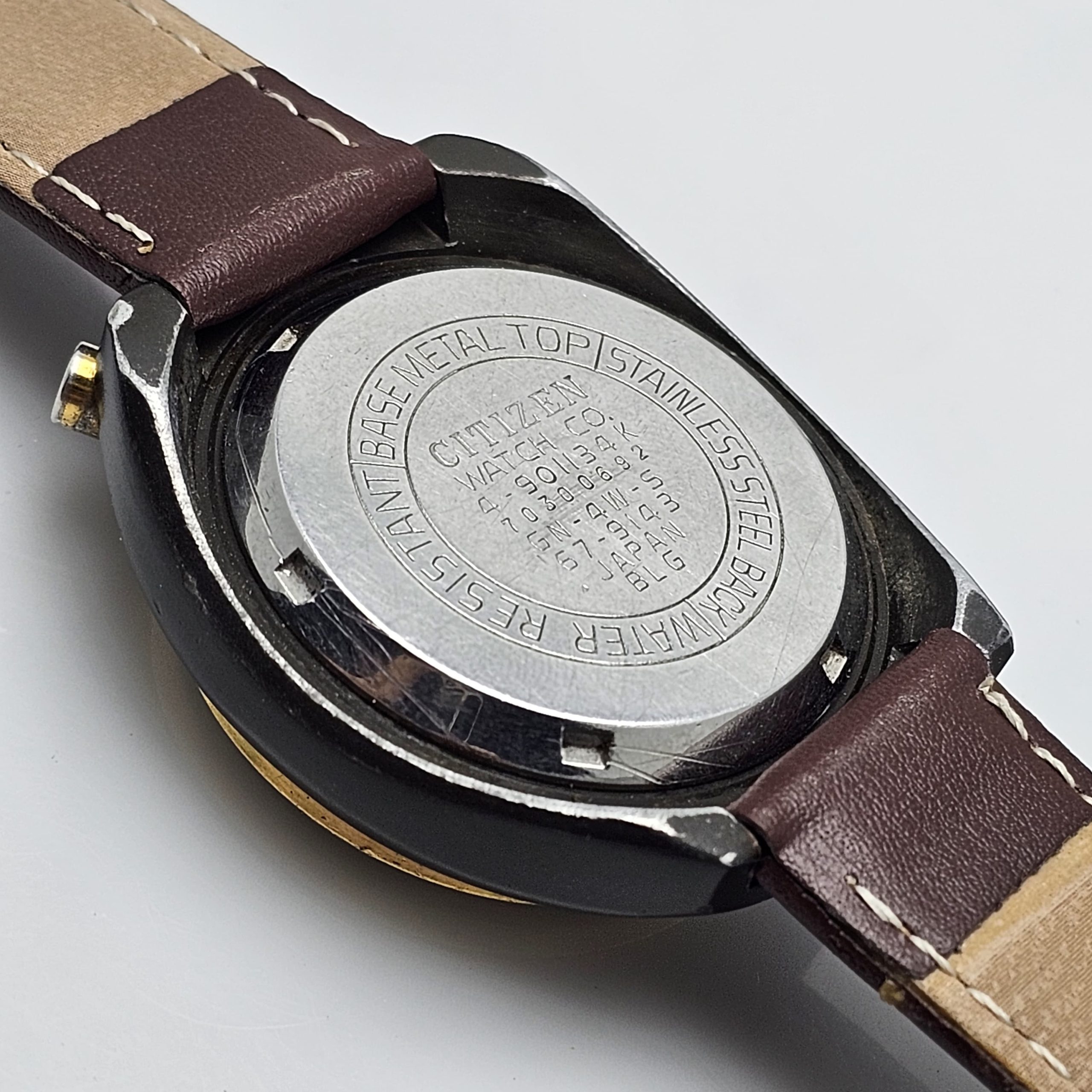 Citizen Bullhead 67-9143 Chronograph 8110A Automatic Vintage Men's Watch - Image 9