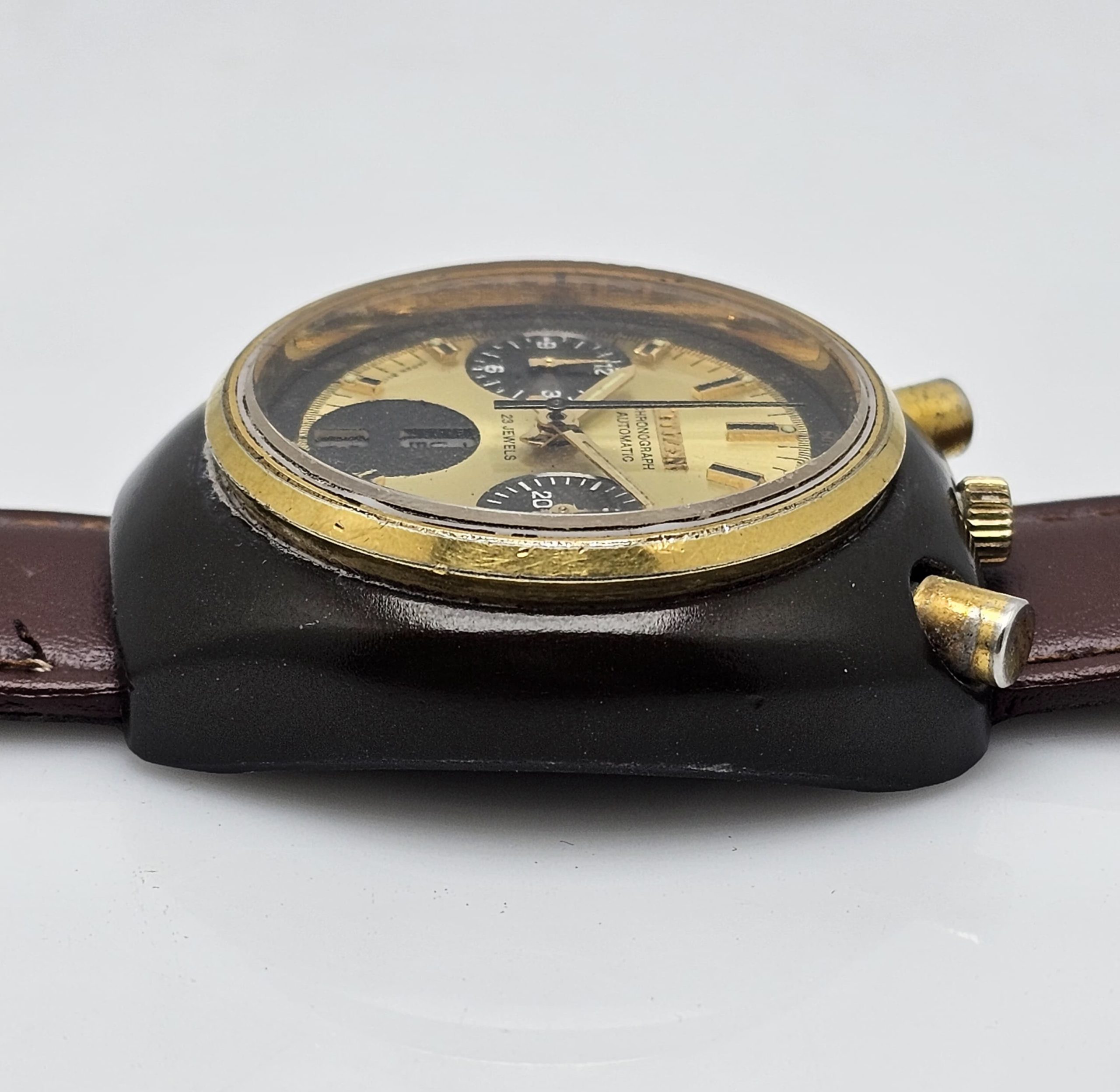 Citizen Bullhead 67-9143 Chronograph 8110A Automatic Vintage Men's Watch - Image 7