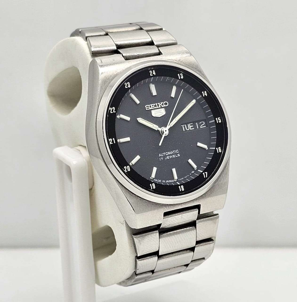 Seiko 5 Automatic 7009-3161 Railway Time Vintage Men's Watch - Image 2