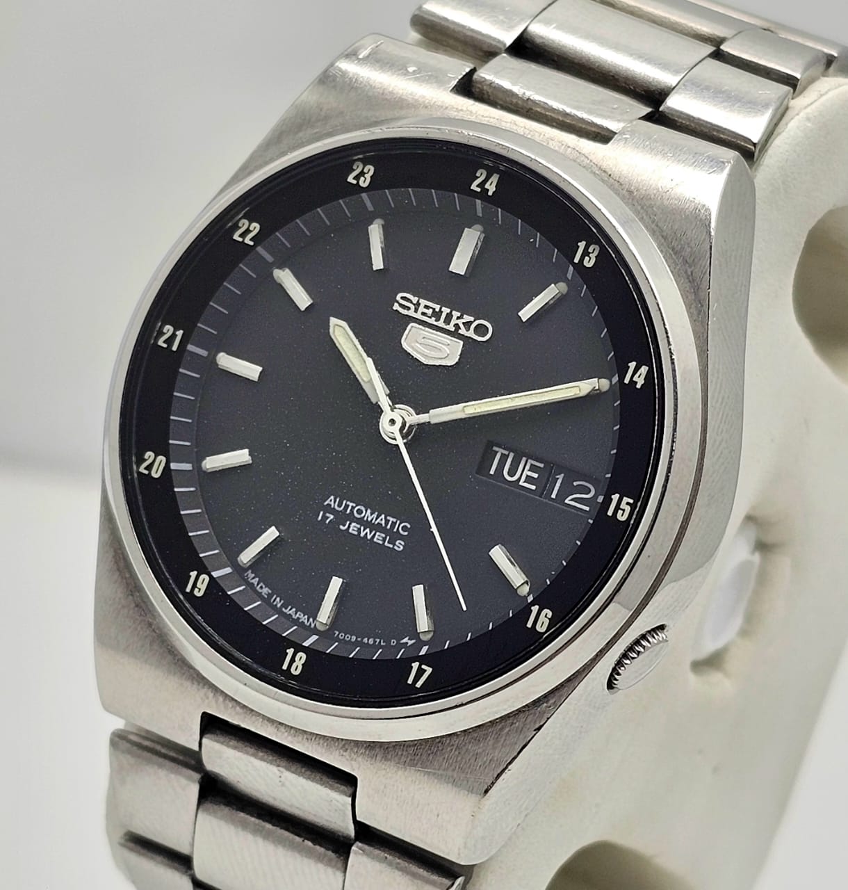 Seiko 5 Automatic 7009-3161 Railway Time Vintage Men's Watch - Image 4