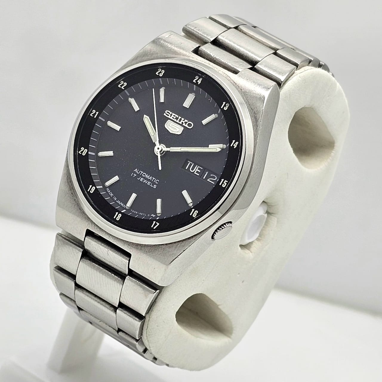 Seiko 5 Automatic 7009-3161 Railway Time Vintage Men's Watch - Image 5