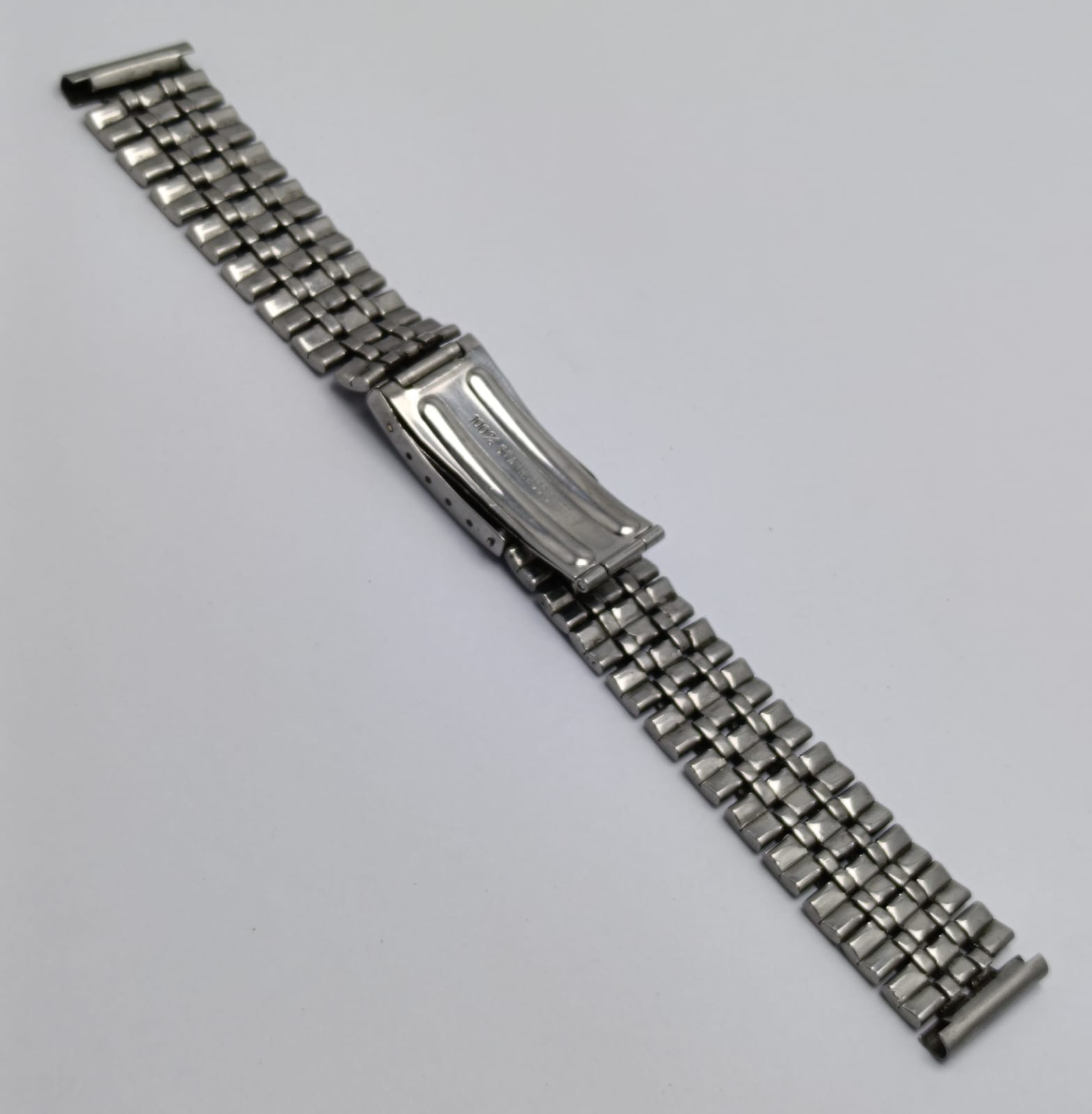 19 MM Seiko Bell-Matic 4006-6000 Coffin Links Vintage Men's Watch Bracelet - Image 6
