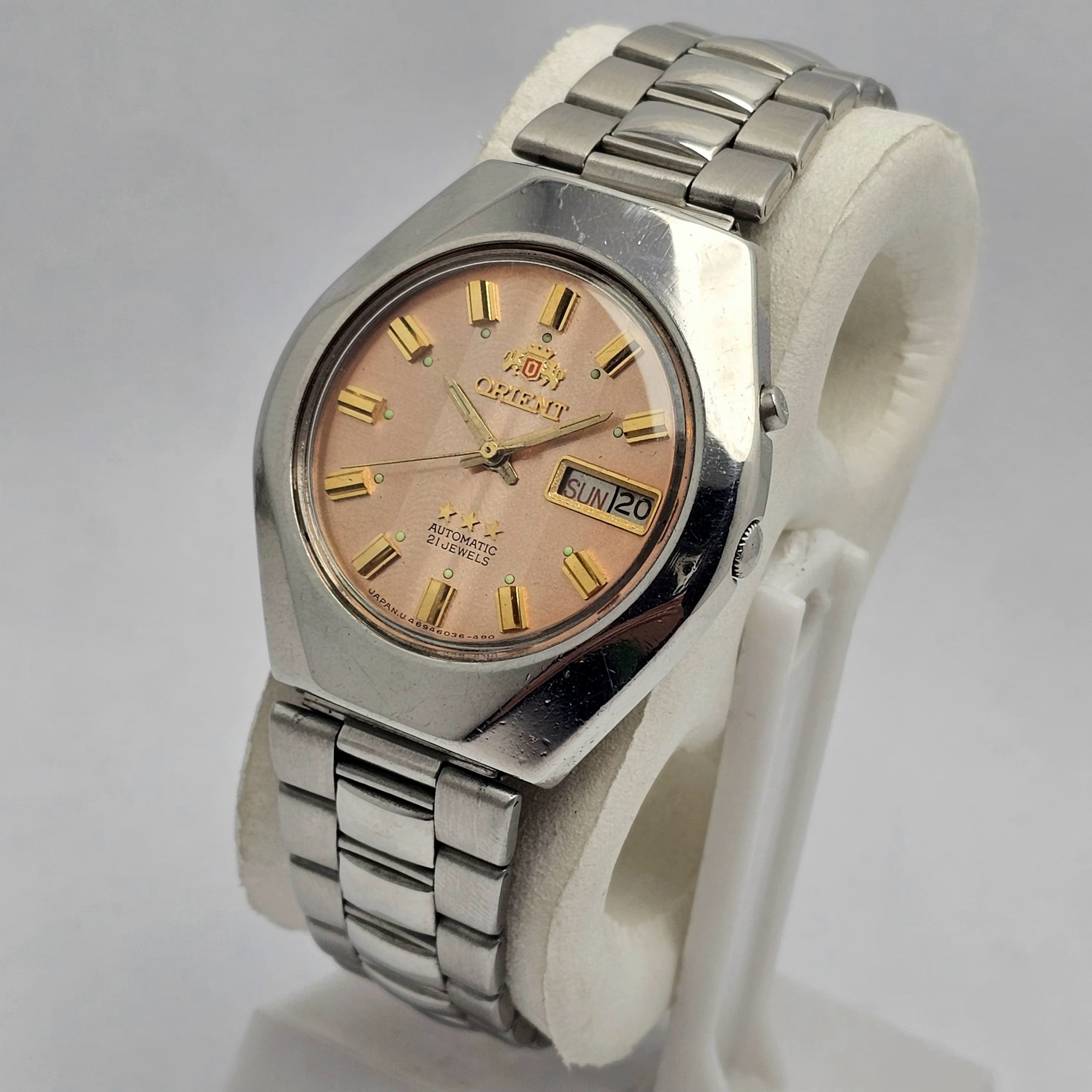 Orient Tristar 469C975BJ Automatic Day/Date Vintage Men's Watch - Image 3