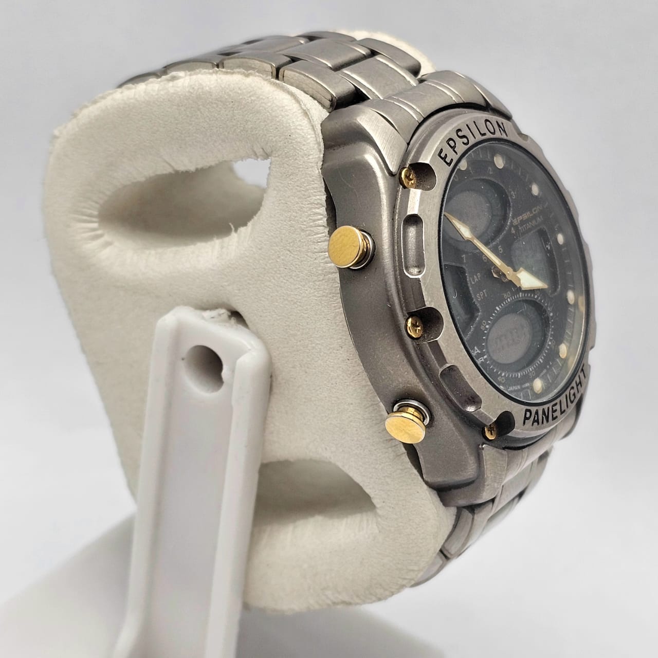 Seiko Alba Epsilon Titanium V085-0020 Ana/Digi Quartz Vintage Men's Watch - Image 6