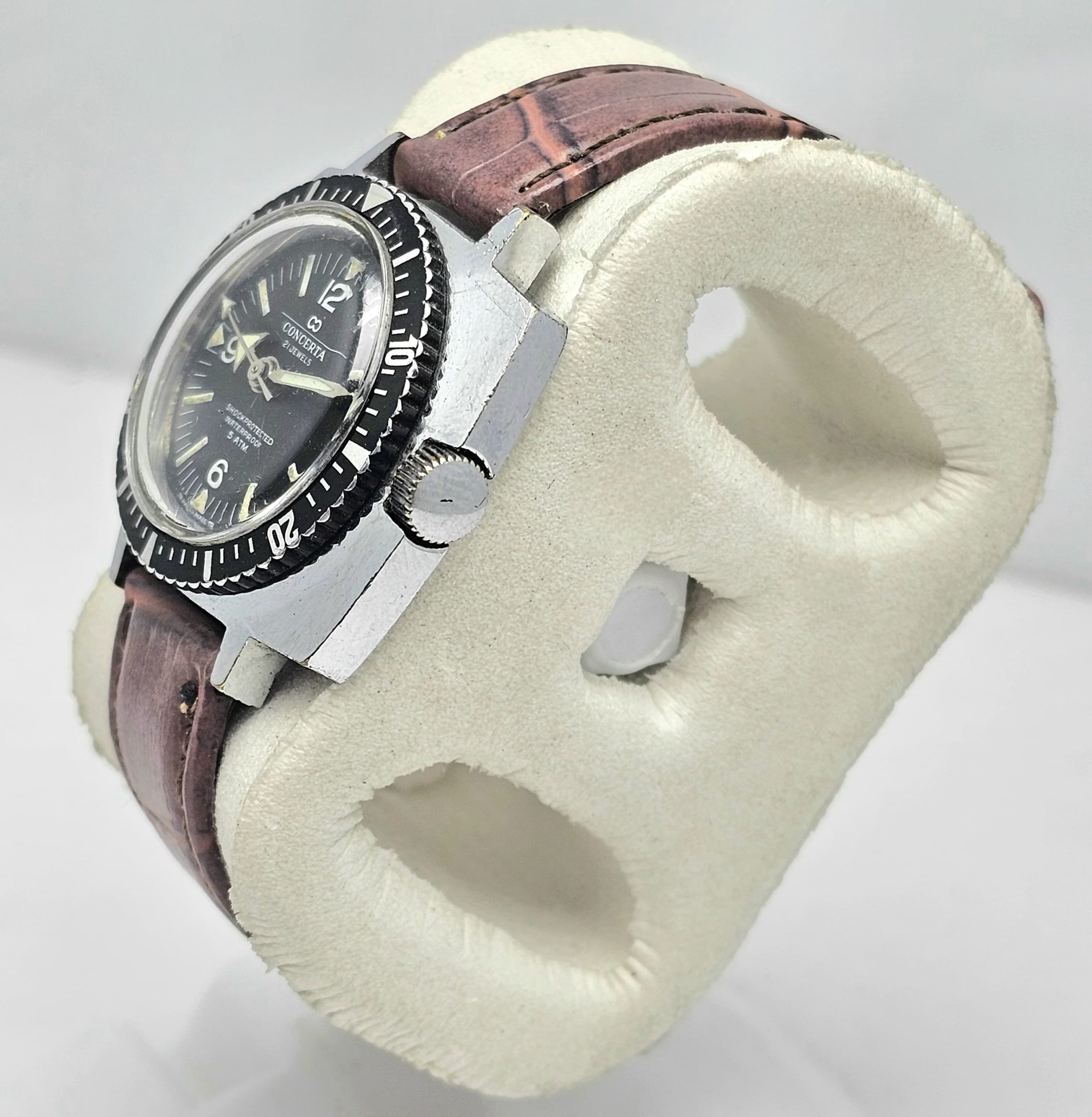 Concerta Diver Automatic Cal.1017-21 Swiss Made Vintage Unisex Watch - Image 6