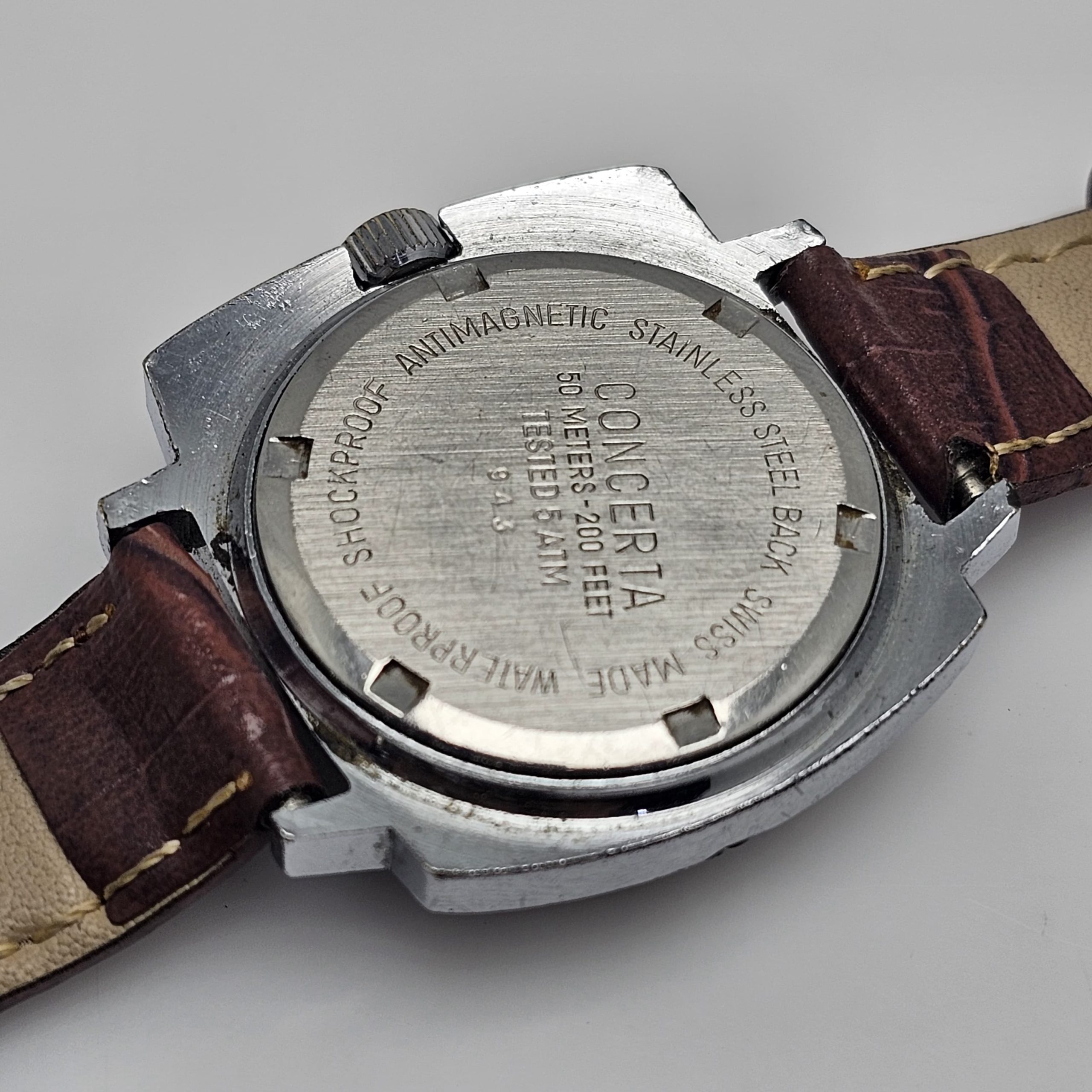 Concerta Diver Automatic Cal.1017-21 Swiss Made Vintage Unisex Watch - Image 8