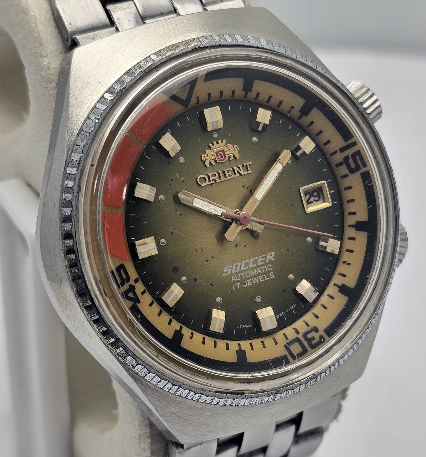 Orient Soccer TE167601-70 PT Automatic Cal.16720 Vintage Men's Watch - Image 2