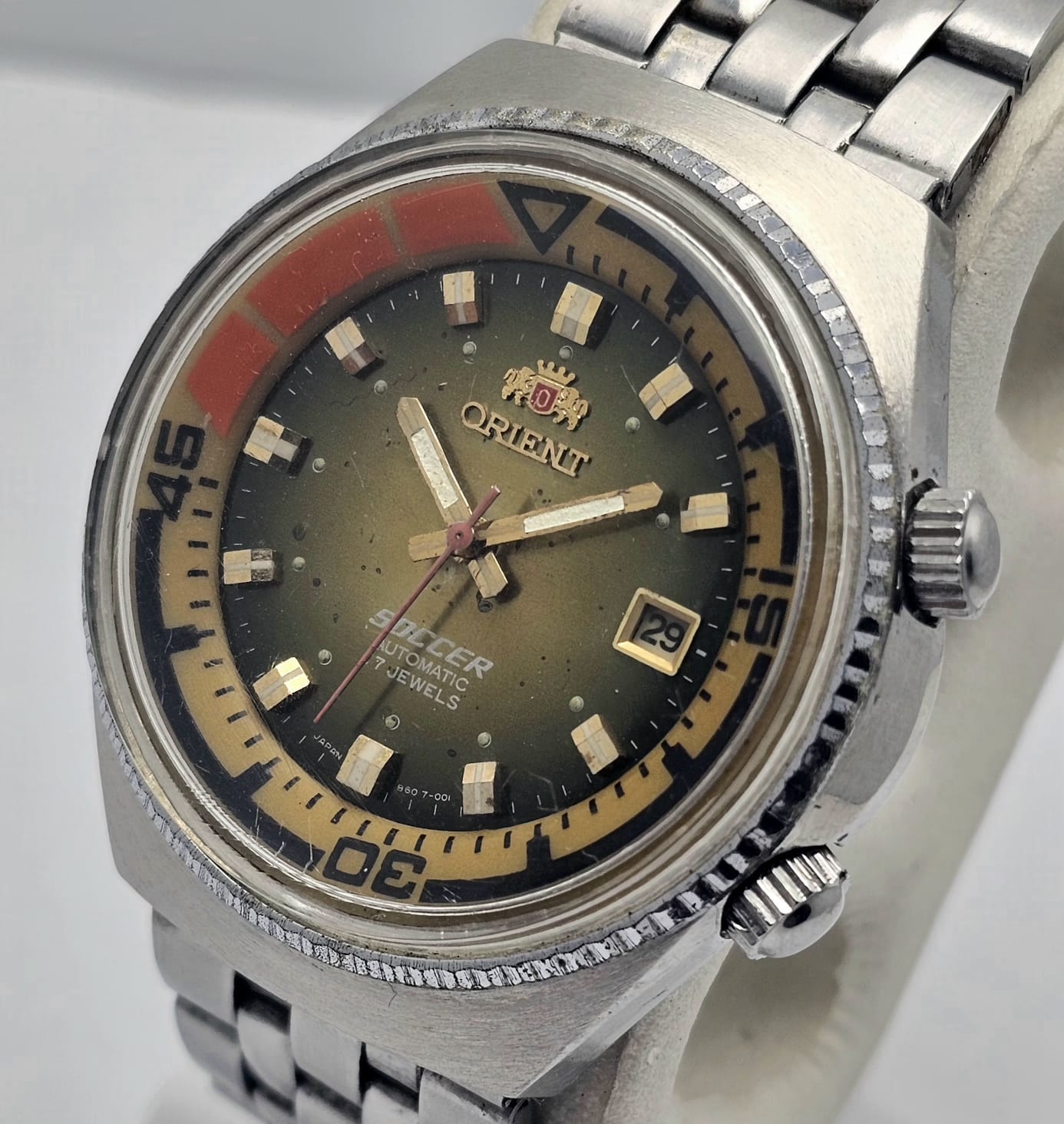 Orient Soccer TE167601-70 PT Automatic Cal.16720 Vintage Men's Watch