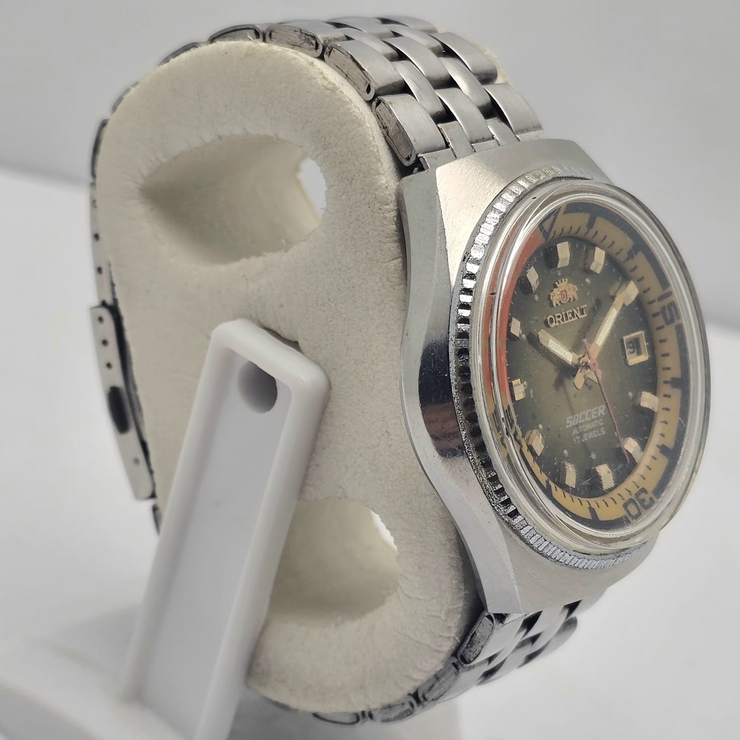 Orient Soccer TE167601-70 PT Automatic Cal.16720 Vintage Men's Watch - Image 4