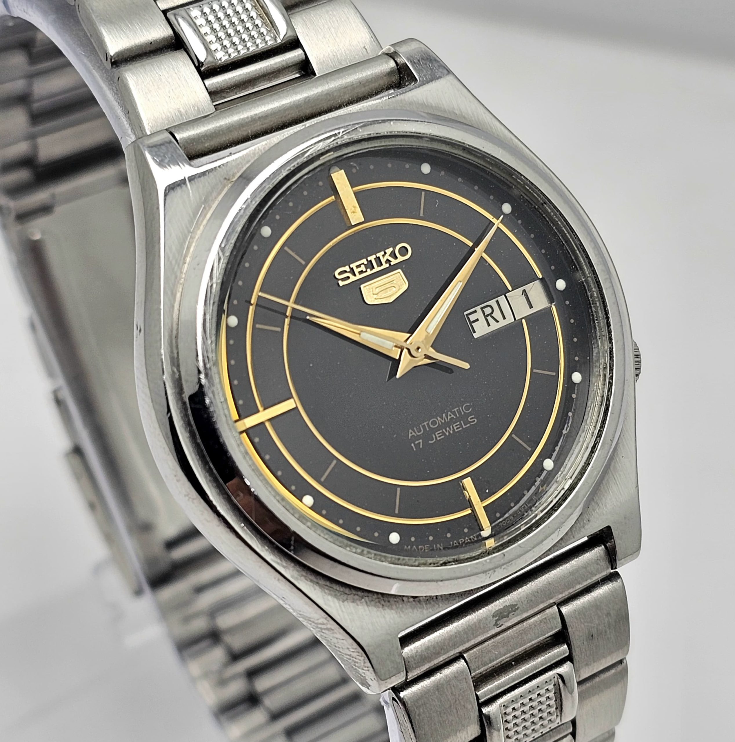 Seiko 5 Automatic 7009-3171 Day/Date Vintage Men's
