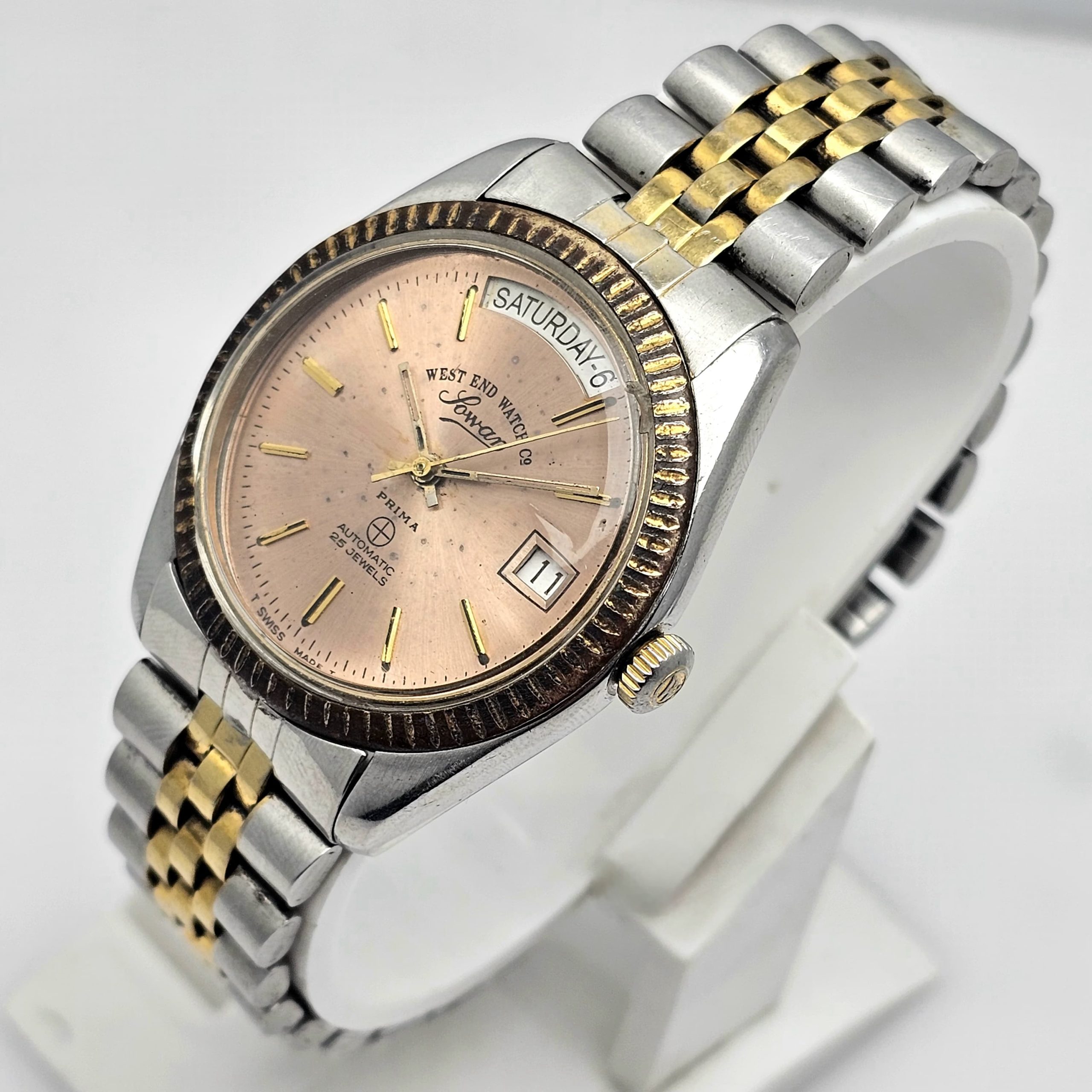 West End Watch Co President 14.5027.35 Automatic Patina Dial Vintage Men's Watch - Image 2