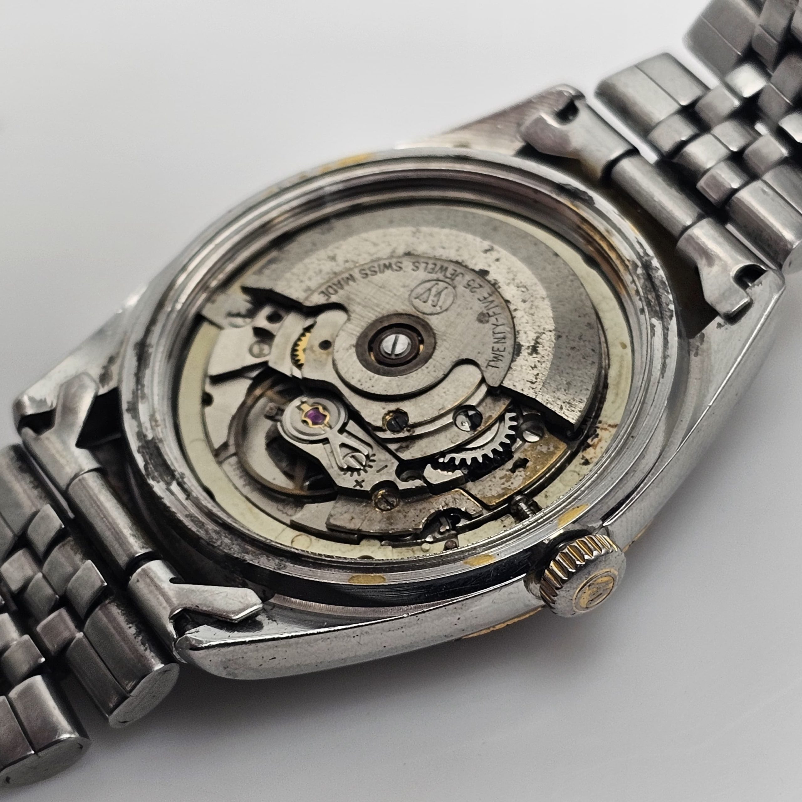 West End Watch Co President 14.5027.35 Automatic Patina Dial Vintage Men's Watch - Image 9